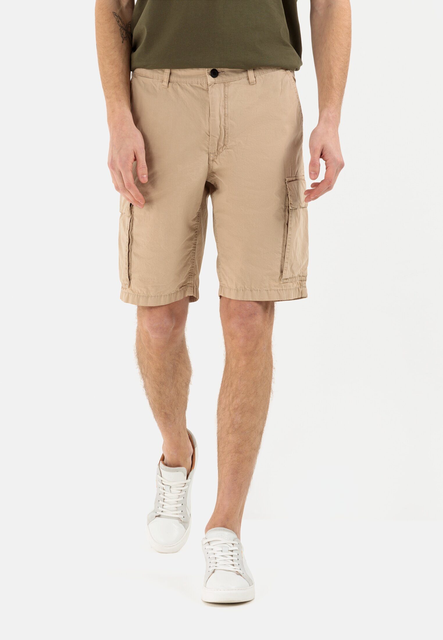 Hattric camel active Baumwolle reiner Cargoshorts aus Sand