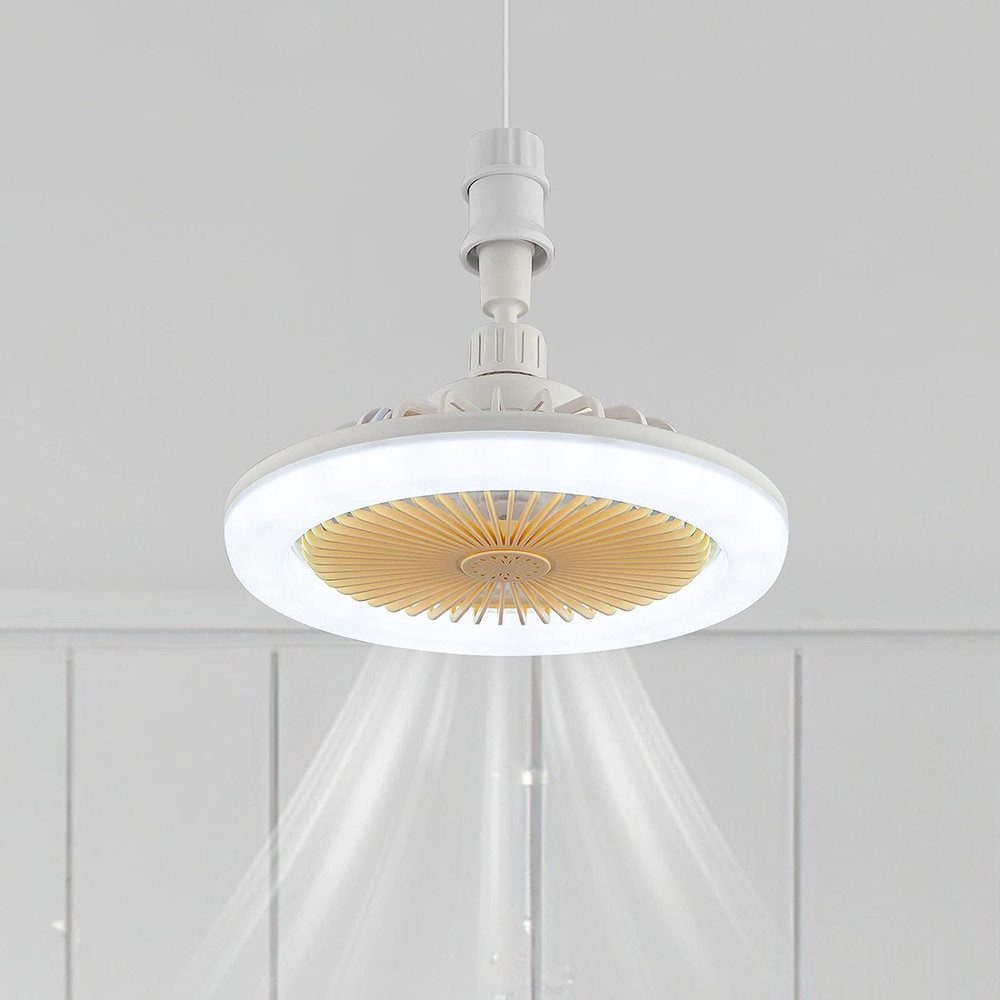 MUPOO Deckenventilator Deckenventilator E27 Schnittstelle,LED Deckenleuchte günstig online kaufen
