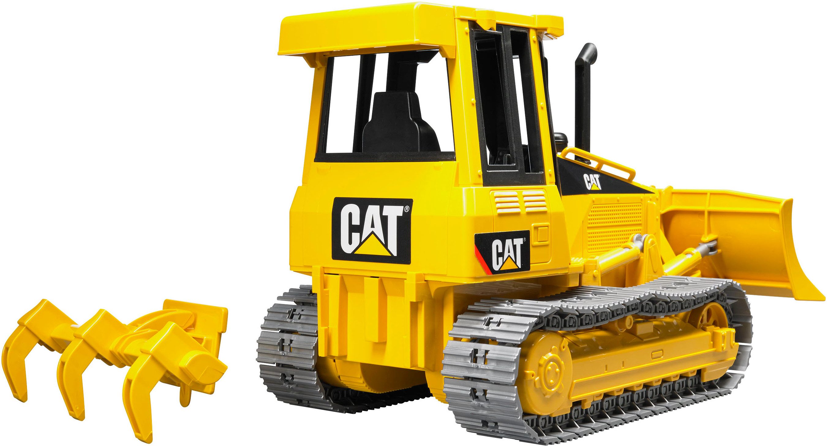 Bruder® Spielzeug-Baumaschine Cat Bulldozer 30 cm (02443), Made in Europe
