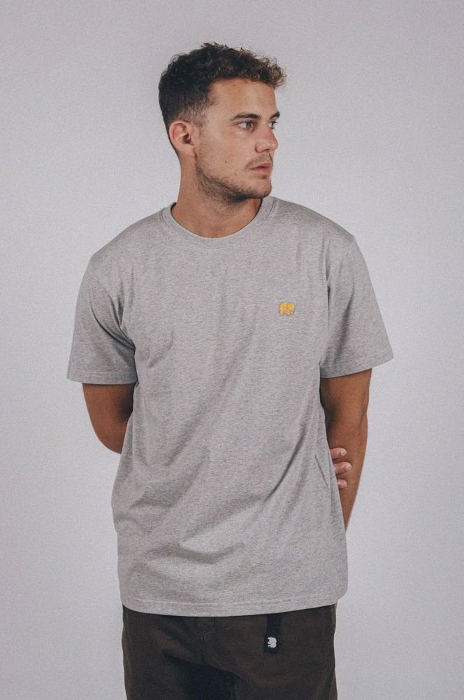 Trendsplant T-Shirt Organic Essential T-Shirt Heather Grey