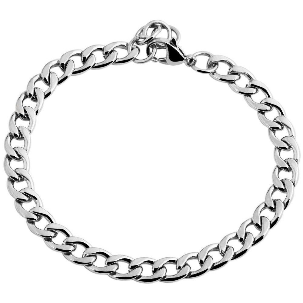 Armband Armband – Panzerarmband aus Edelstahl 18+1 cm
