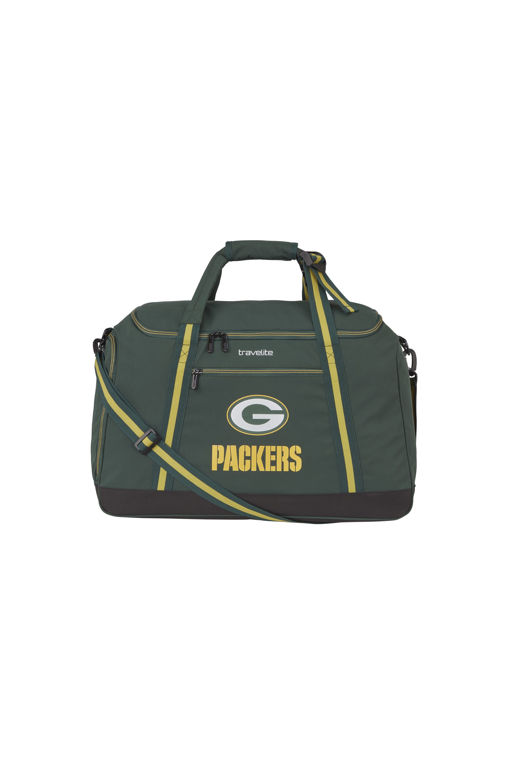 travelite Sporttasche travelite x NFL Duffle Bag 2in1, Unisex Tasche, als Rucksack nutzbar, Schuhfach und Aufsteckfunktion