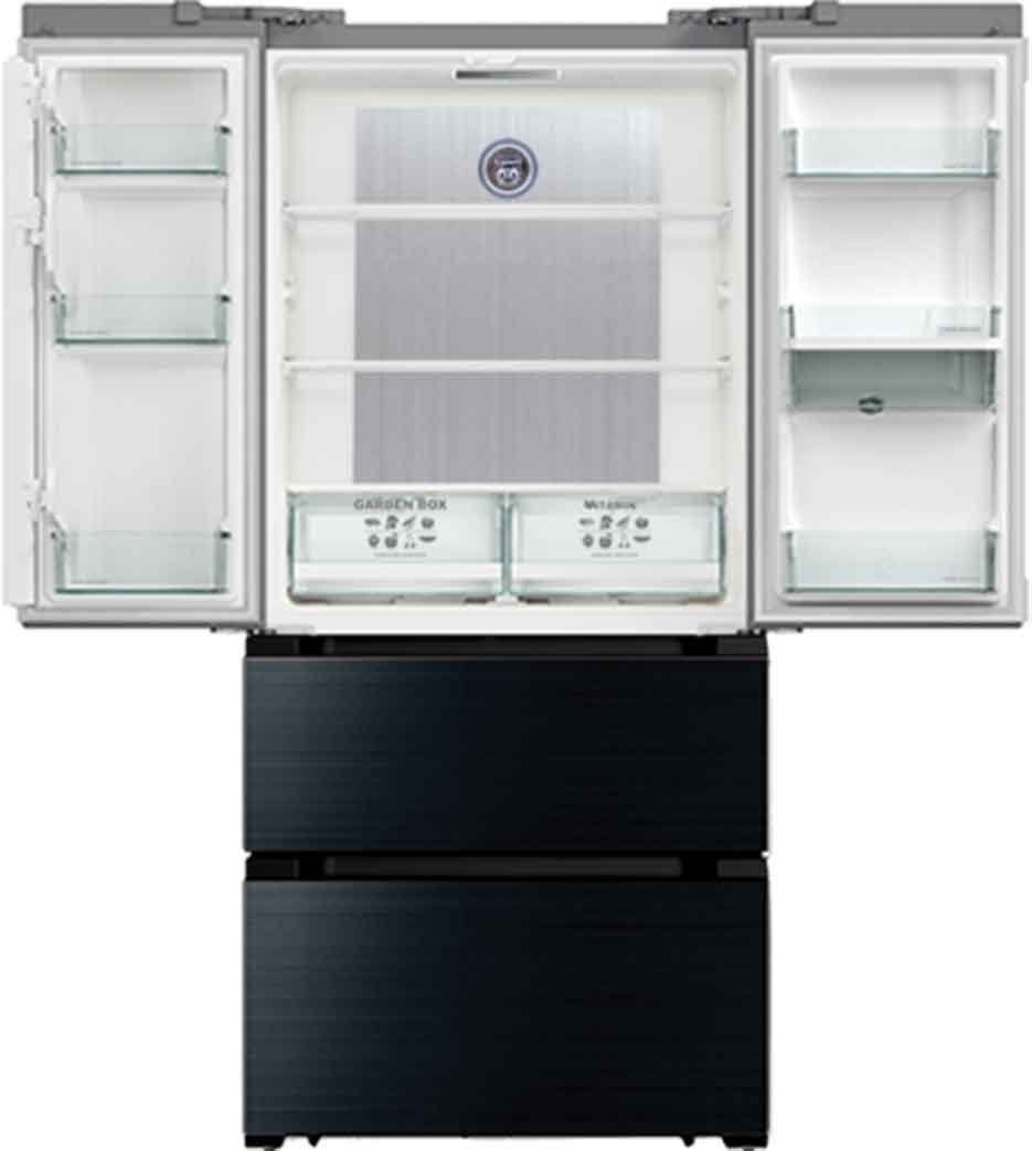 Kaiser Küchengeräte Side-by-Side Kühlschrank 183 cm hoch, 89.3 cm breit, No Frost 506 l KS 80420 RS, 183 cm hoch, 83.6 cm breit, Kühlschrank 183 cm hoch, 89.3 cm breit, No Frost 506 l