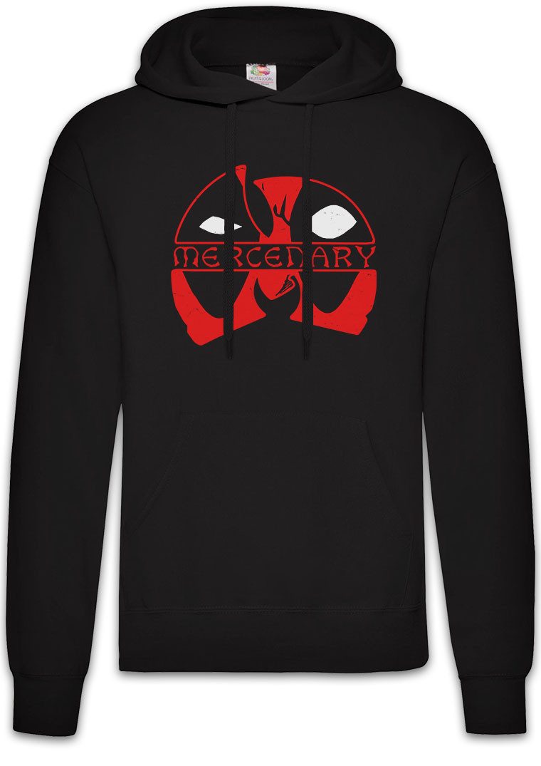 Hoodie Wu Mercenary Herren Hoodie Symbol Superhero Comic Movie Logo Sign