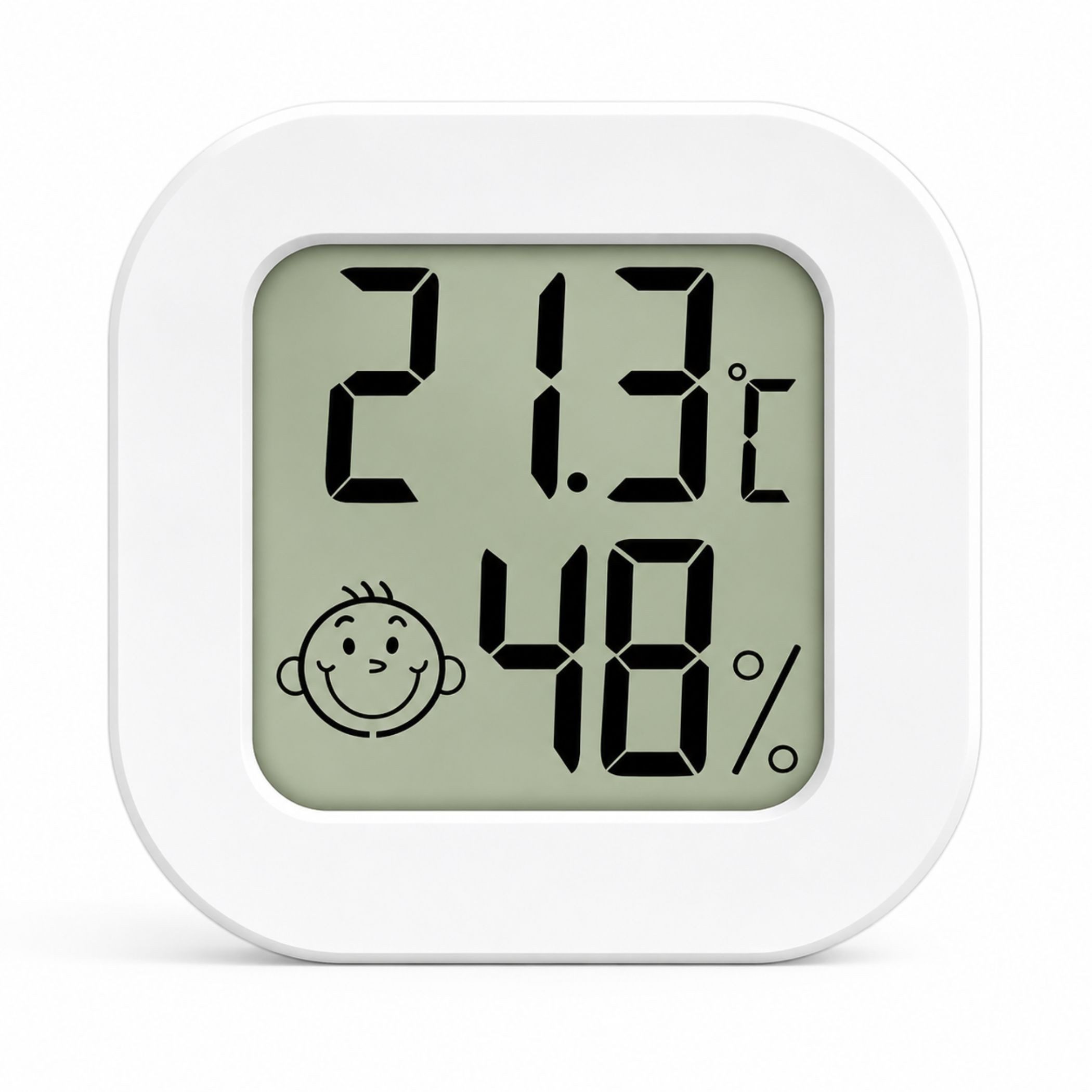 Bolwins Raumthermometer I18 3in1 Multifunktion Digital Thermometer Hygrometer LCD Klimaanlage, Einzelset 1-tlg., 1× 3in1 digitales Thermometer Hygrometer, 3-in-1 Digital Thermometer & Hygrometer Kompakt und leicht