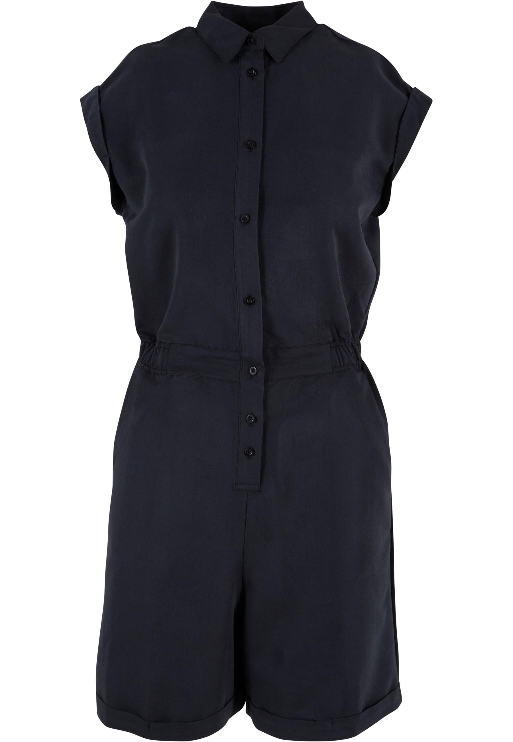 URBAN CLASSICS Jumpsuit Urban Classics Damen Ladies Viscose Twill Jumpsuit günstig online kaufen