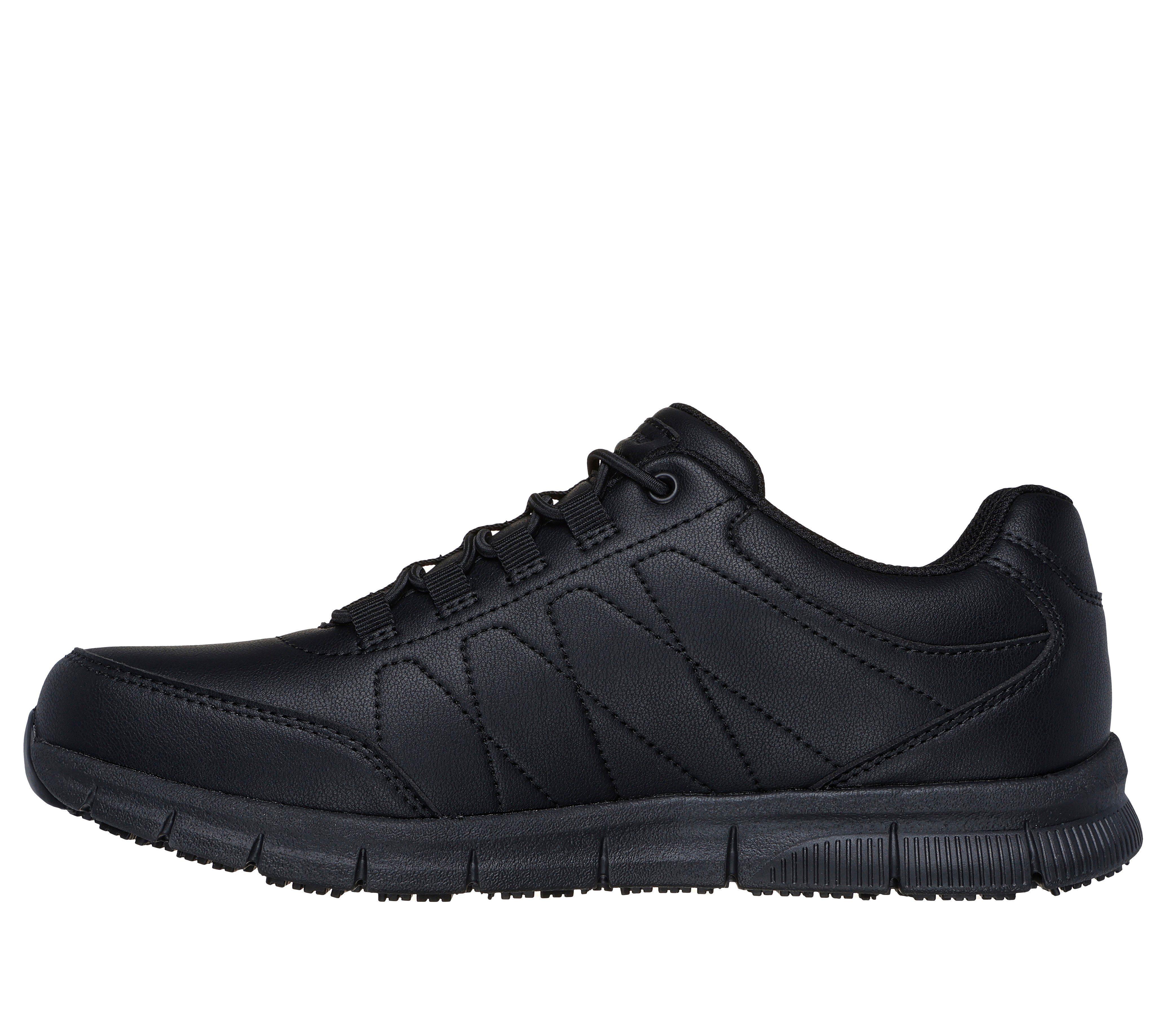 Skechers NAMPA-OSIL O1 SR EN ISO 20347:2022 Herren Arbeitsschuh Rutschfest, Bequem & Leicht mit Memory Foam Komfort