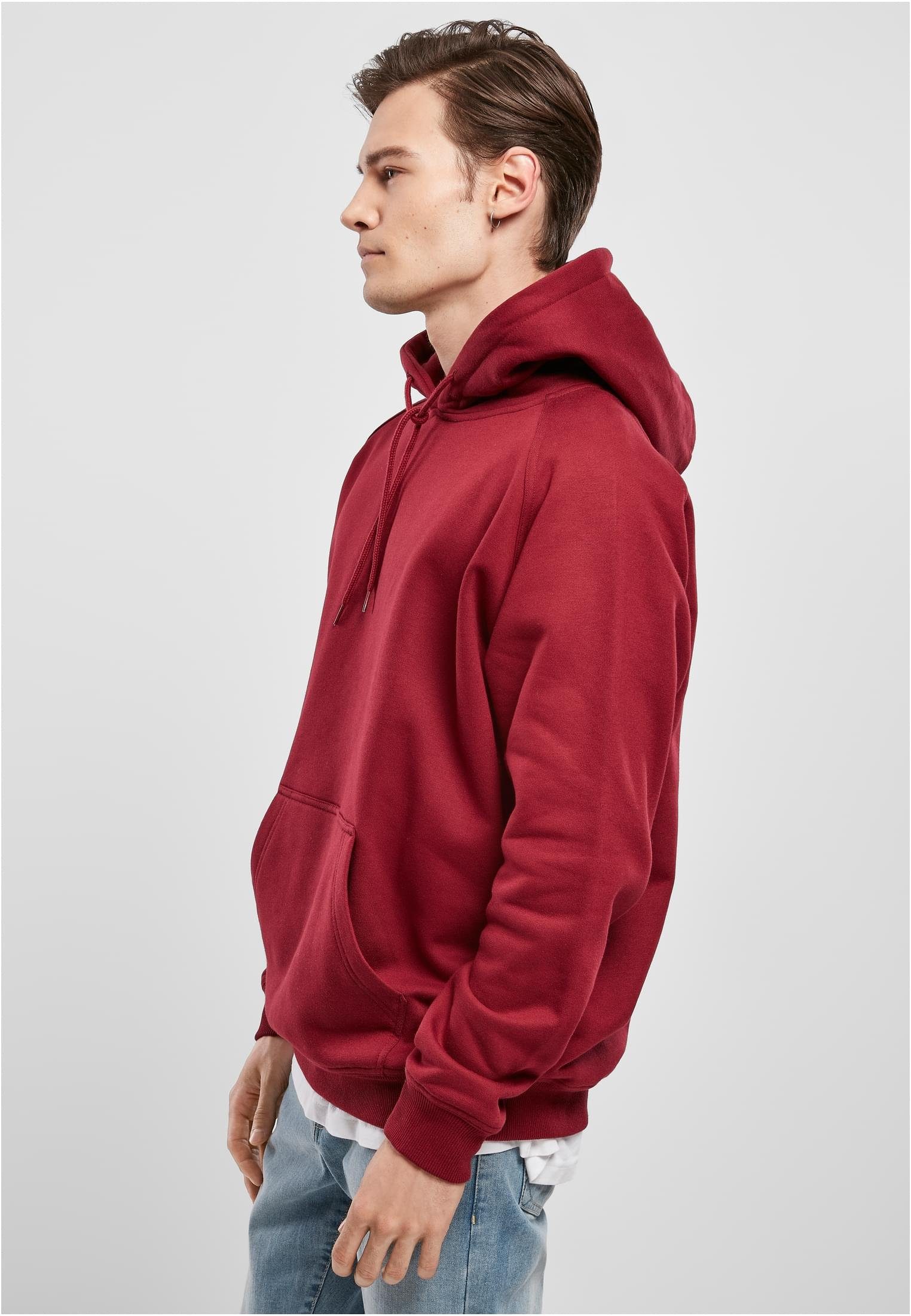 burgundy CLASSICS Hoody Herren URBAN (1-tlg) Sweater Blank