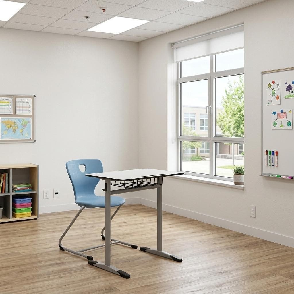 Xlmoebel Kinderschreibtisch Moderner Schultisch mit Stuhl für Zuhause und Klassenzimmer (Set, 2-St., mit Stuhl), Made in Europa