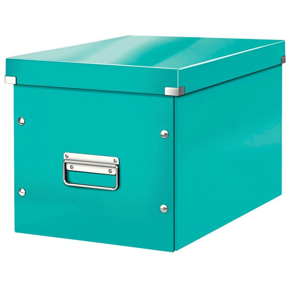Aufbewahrungsbox 1 Aufbewahrungsbox CLICK & STORE WOW CUBE groß eisblau