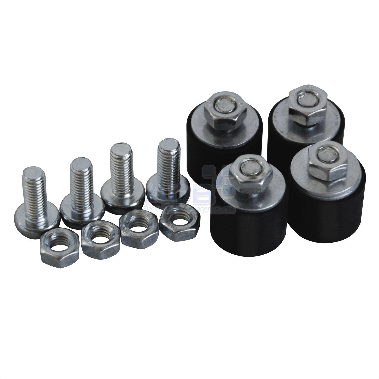 PROREGAL® Spind Schließfachwürfel Blocky, 4 Gummifüße + 4 Verbindungsschrauben