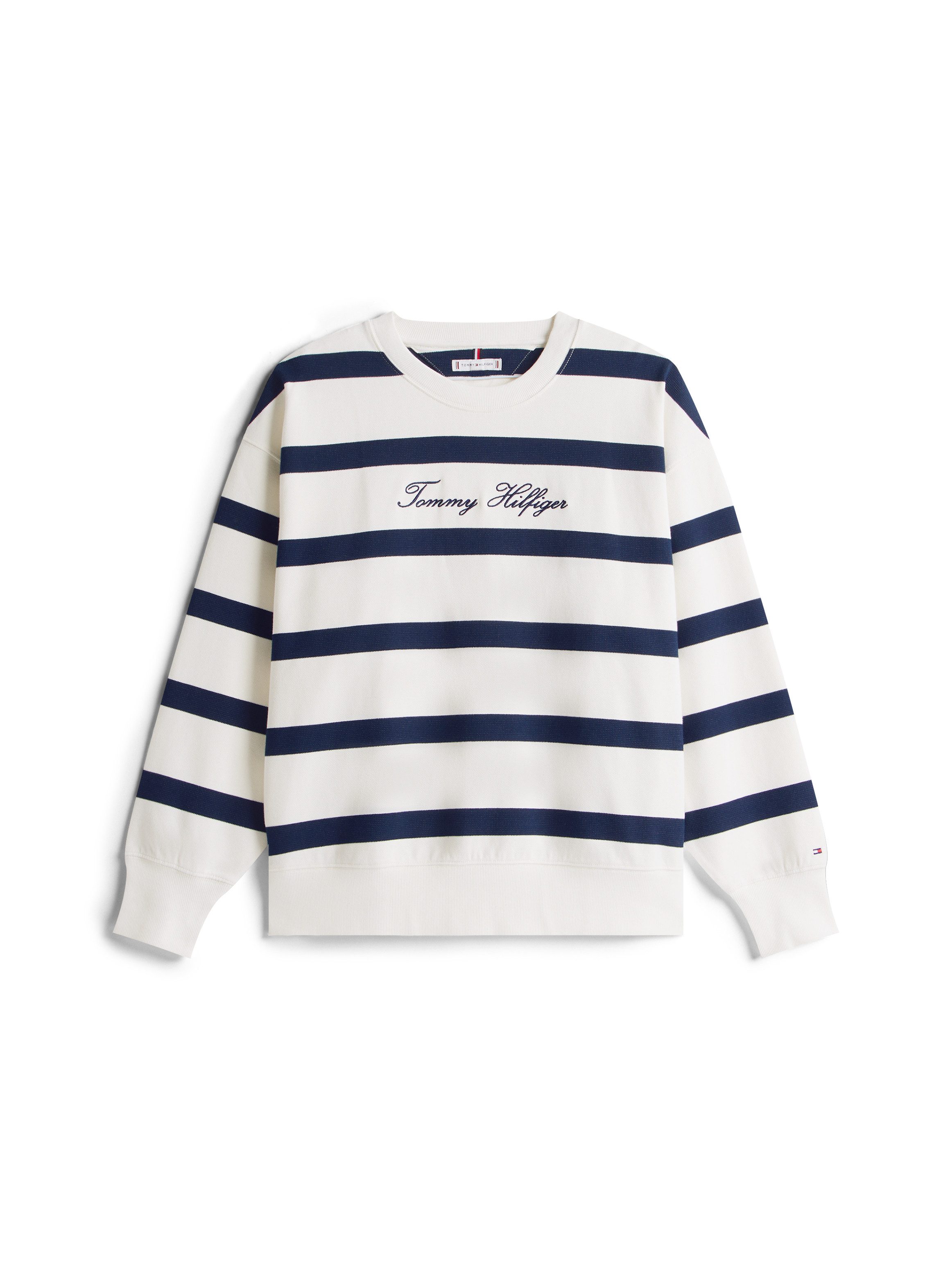 Ivory Silk/Dark Night Navy Stp