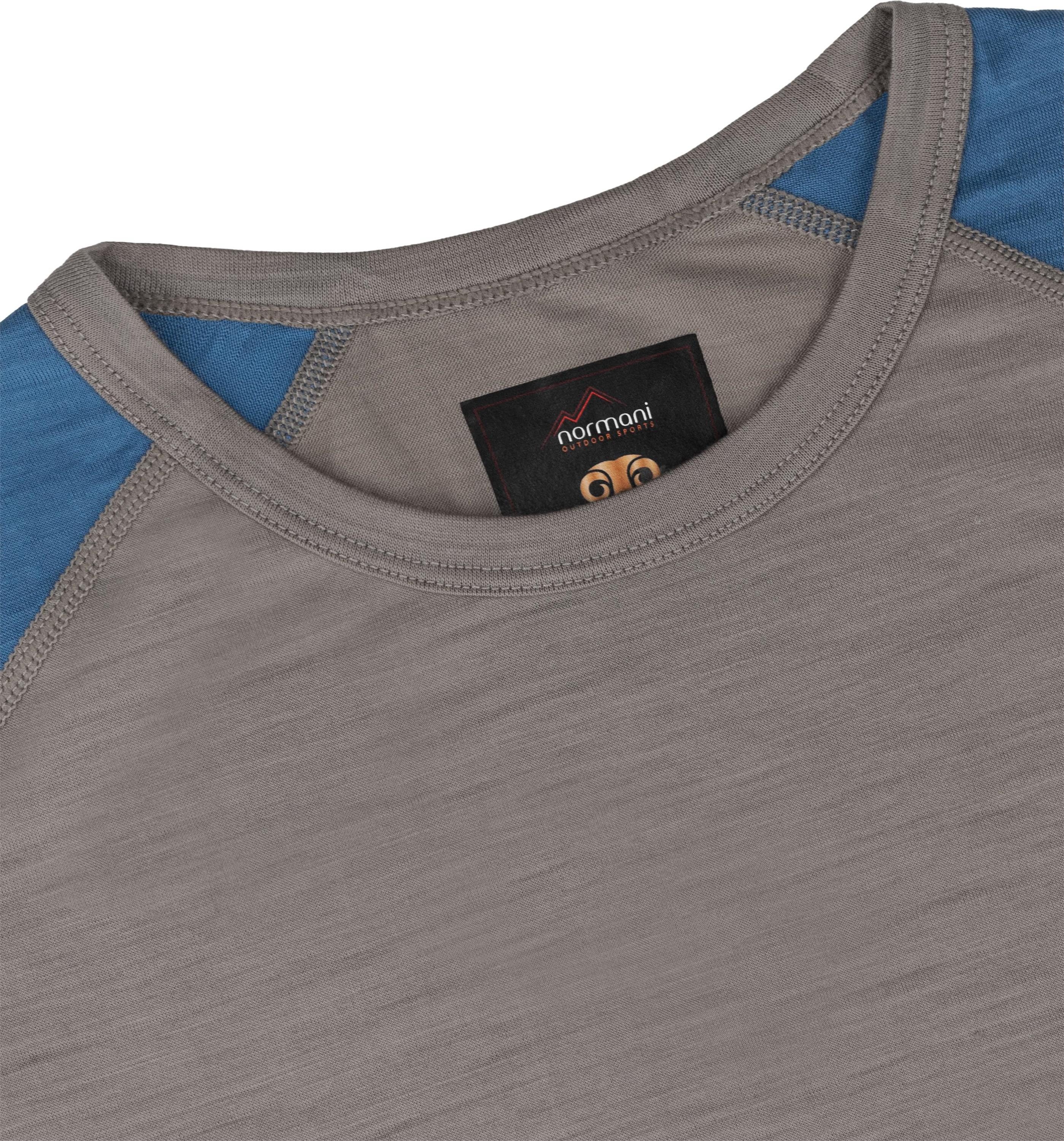 normani Thermounterhemd Herren Merino T-Shirt Busselton Ultraleichtes Sommer Outdoor Halbarmshirt Short Sleeve - Mulesing Frei