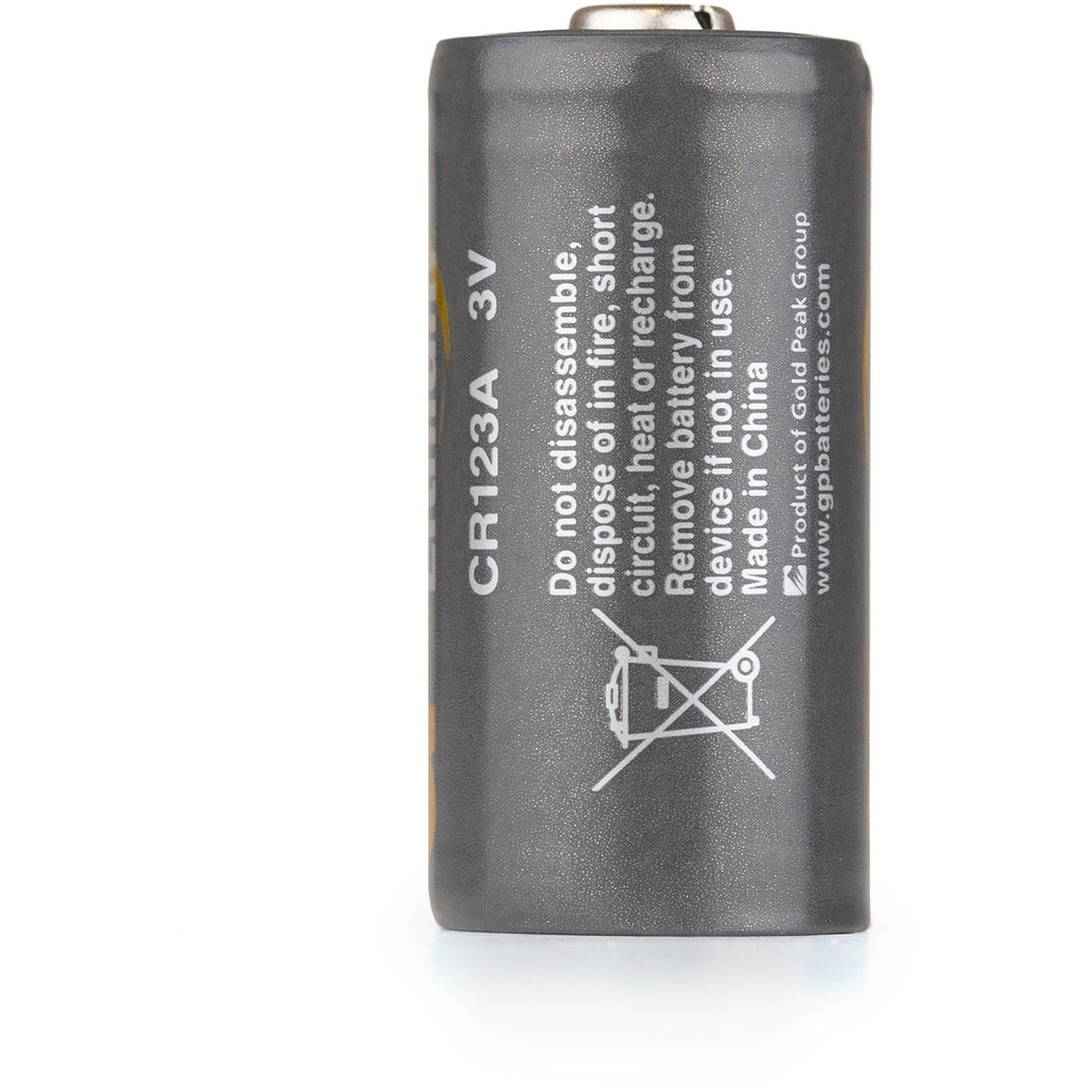 GP Batterie CR123A Fotobatterie, (3,0 10 Lithium Batteries Stück V) GP