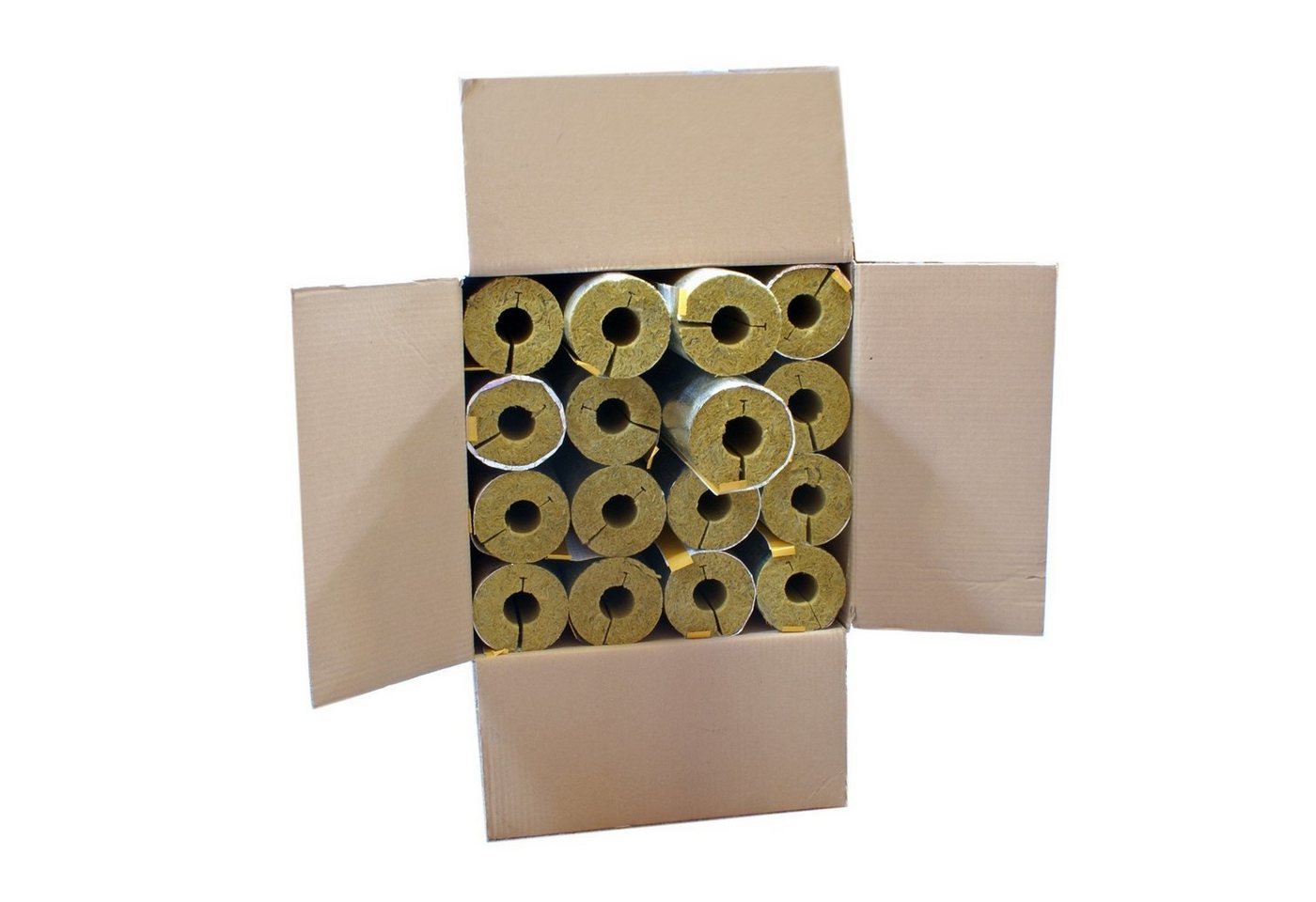 Thumbnail - Austroflex Steinwolle Austroflex 11m Steinwolle Rohrschale alukaschiert 48mm x 30mm