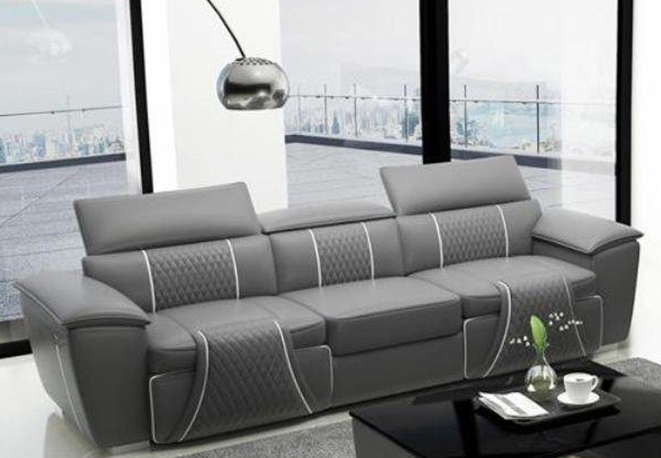Europe Multifunktions Sofa Made Leder Couchen Sofa Relax Couch Polster in JVmoebel Dreisitzer,