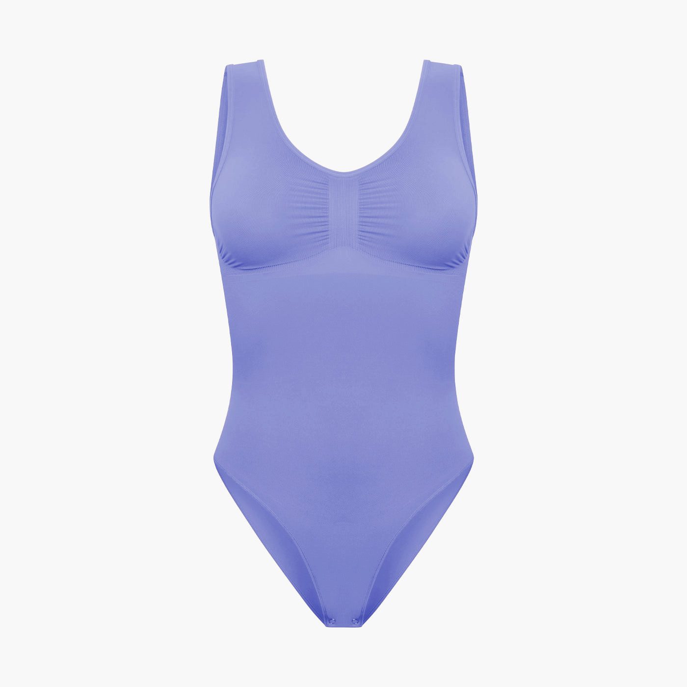 cfab by creamy fabrics Miederbody Tank Bodysuit Sculpting Shapewear mit Slip-Soft Violet-XS (1-tlg) Figurformend