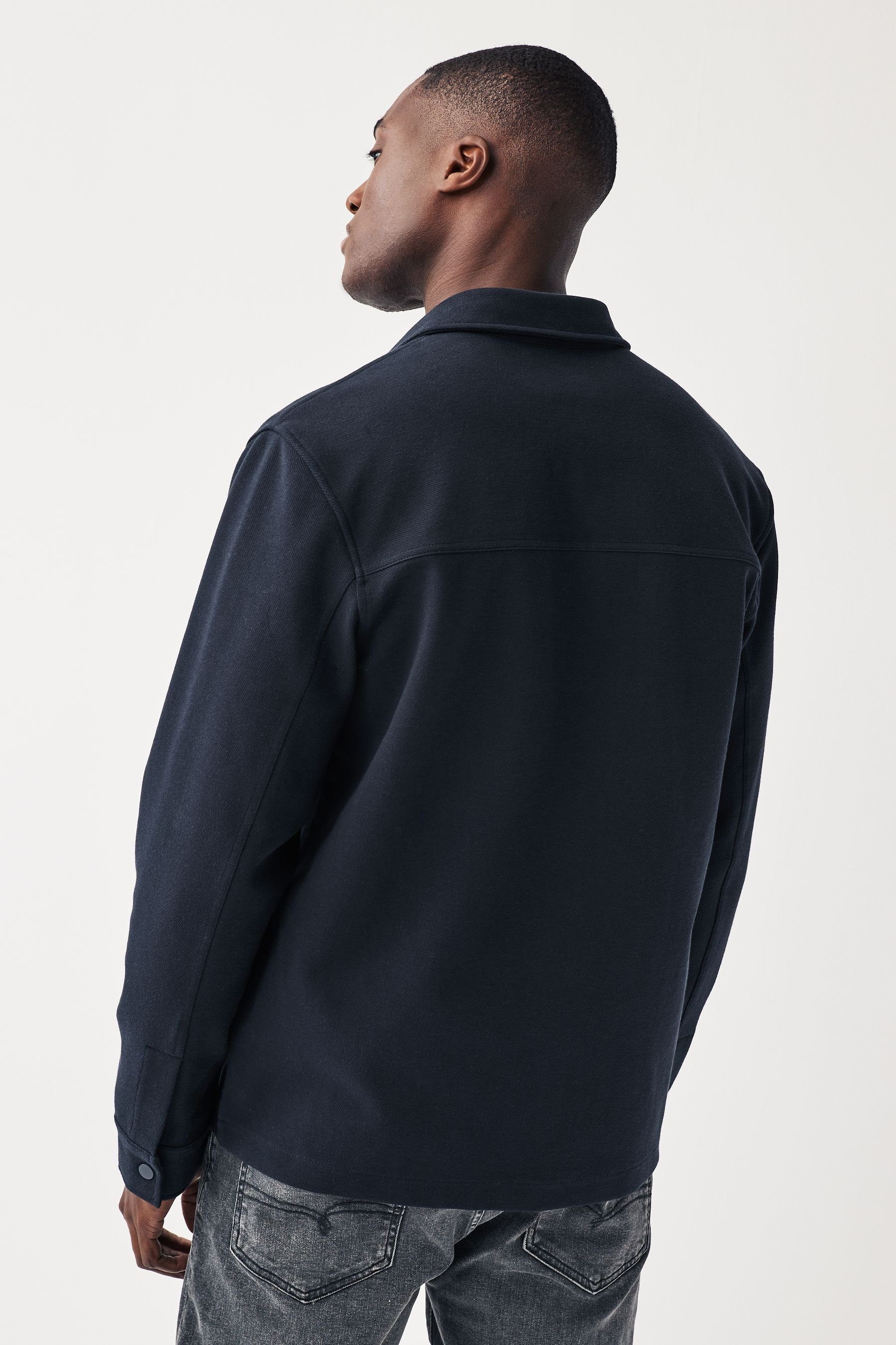 Next Hemdjacke Hemdjacke aus Jersey (1-St) günstig online kaufen