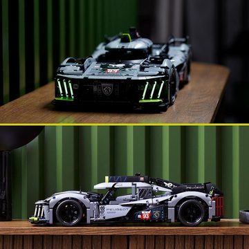 LEGO® Konstruktionsspielsteine Technic Peugeot 9X8 24H Le Mans Hybrid Hypercar, Rennwagen-Modellauto, (Geschenk Weihnachten, Geburtstag, Frauen Männer Kinder reduziert Kran, 1775 St., Baukasten,Erwachsene Kinder Sale, Technik Auto Bagger Kran LKW, ab 18), Bausteine Konstruktionssteine, Bausatz, Spielzeug, Klemmbausteine