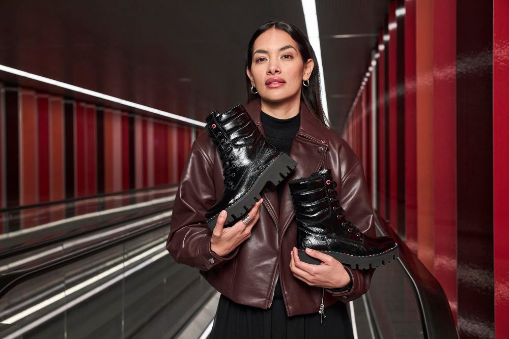 Rieker Winterstiefelette Plateauboots, Winterboots, Lackstiefelette mit Inn günstig online kaufen