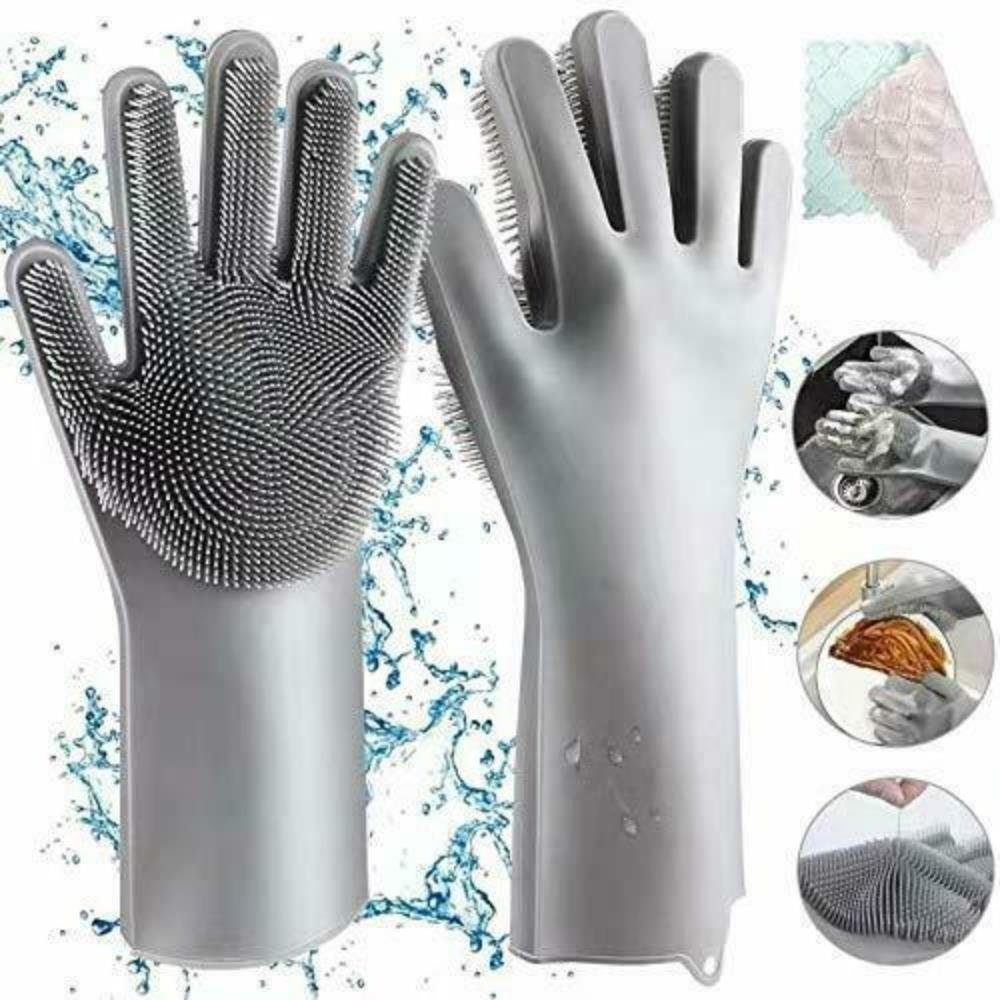 MAVURA Hitzeschutzhandschuhe »Magische Silikon Handschuhe Geschirrspülen  Gummi Geschirrspülhandschuhe Reinigungshandschuhe« online kaufen | OTTO