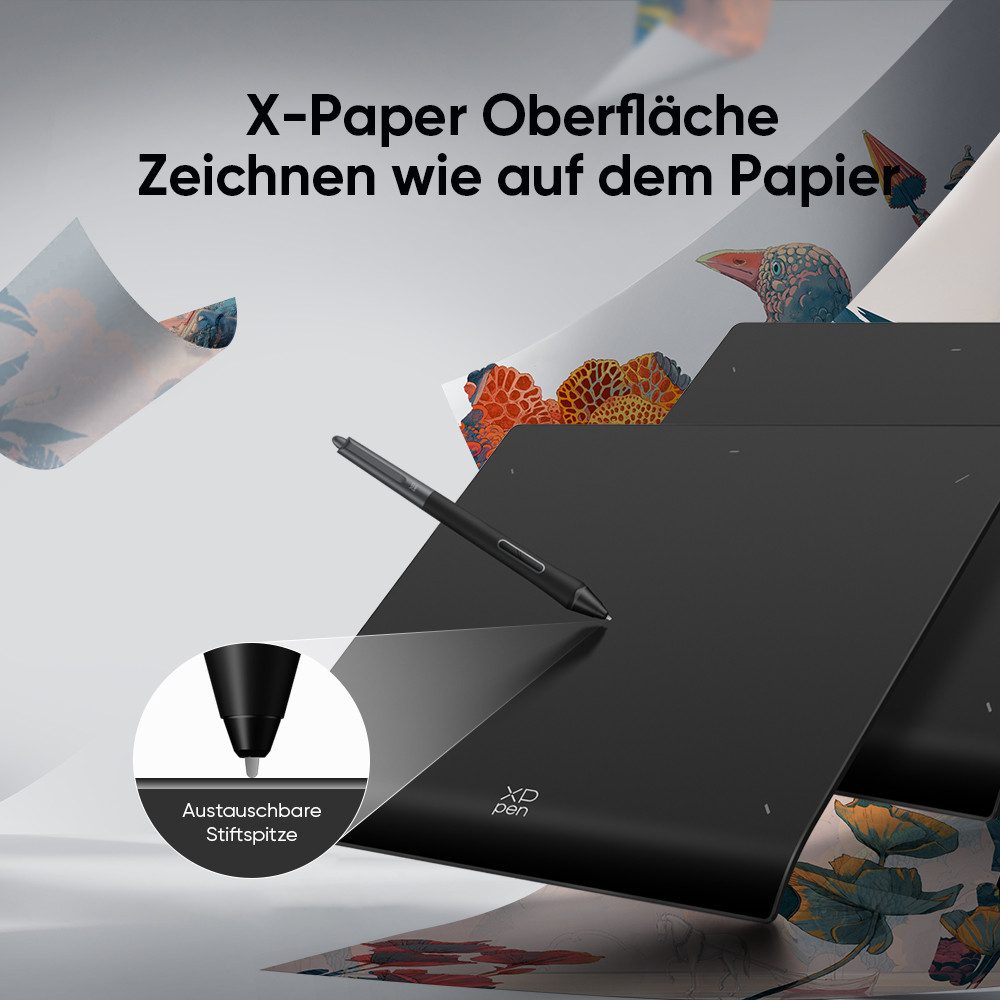 XP-PEN DECO PRO 2ND Grafiktablett (13 Zoll", 16K DruckstufenBluetooth 5.0X-Paper OberflächeMetallrückseite)