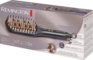 Remington Haarglättbürste CB7400 E51 Straight Brush, keramikbeschichtete Borsten, 3 Temperatureinstellungen