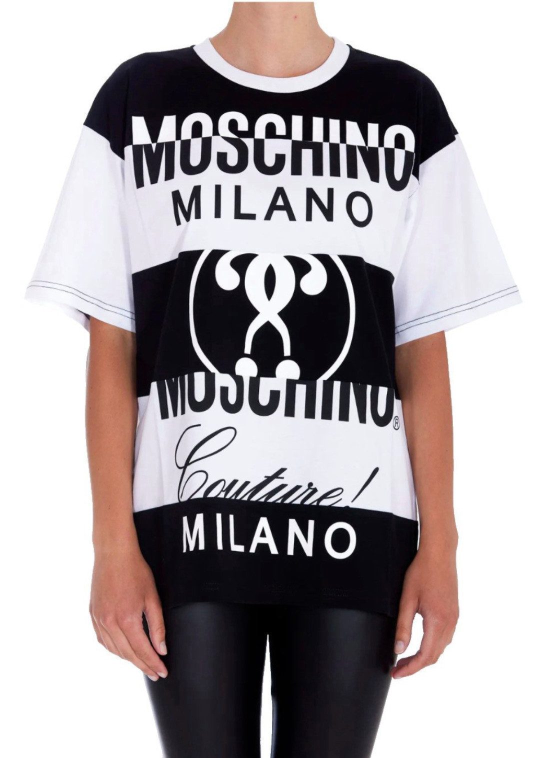 Moschino T-Shirt COUTURE Milano Oversize T-shirt günstig online kaufen