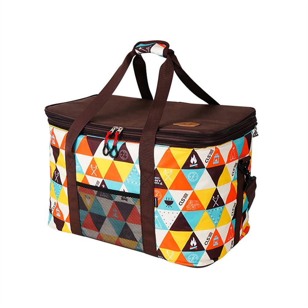 Dsen Picknickkorb Campingtasche mit großem (1 Fassungsvermögen, St) Reisetasche, 50-60L