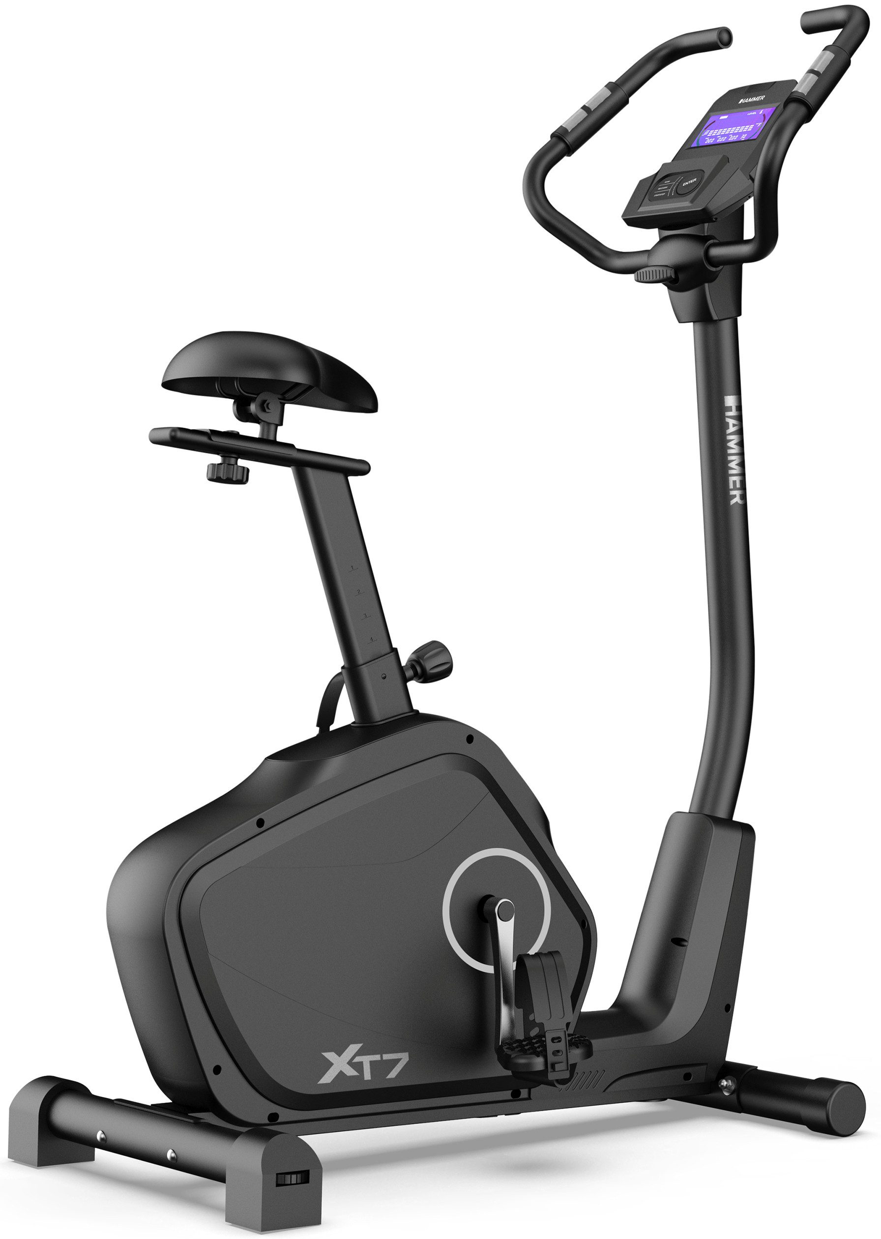 Hammer Heimtrainer Cardio XT7, leise, tiefer Einstieg, Kinomap, 8 kg, 24 Progr., 130 kg