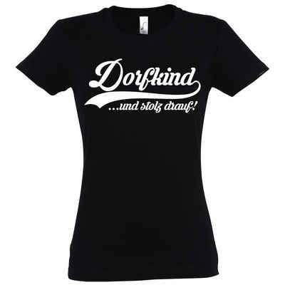 Youth Designz Print-Shirt »Dorfkind Damen T-Shirt« mit modischem Print