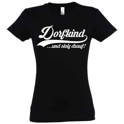 Youth Designz Print-Shirt Dorfkind Damen T-Shirt mit modischem Print