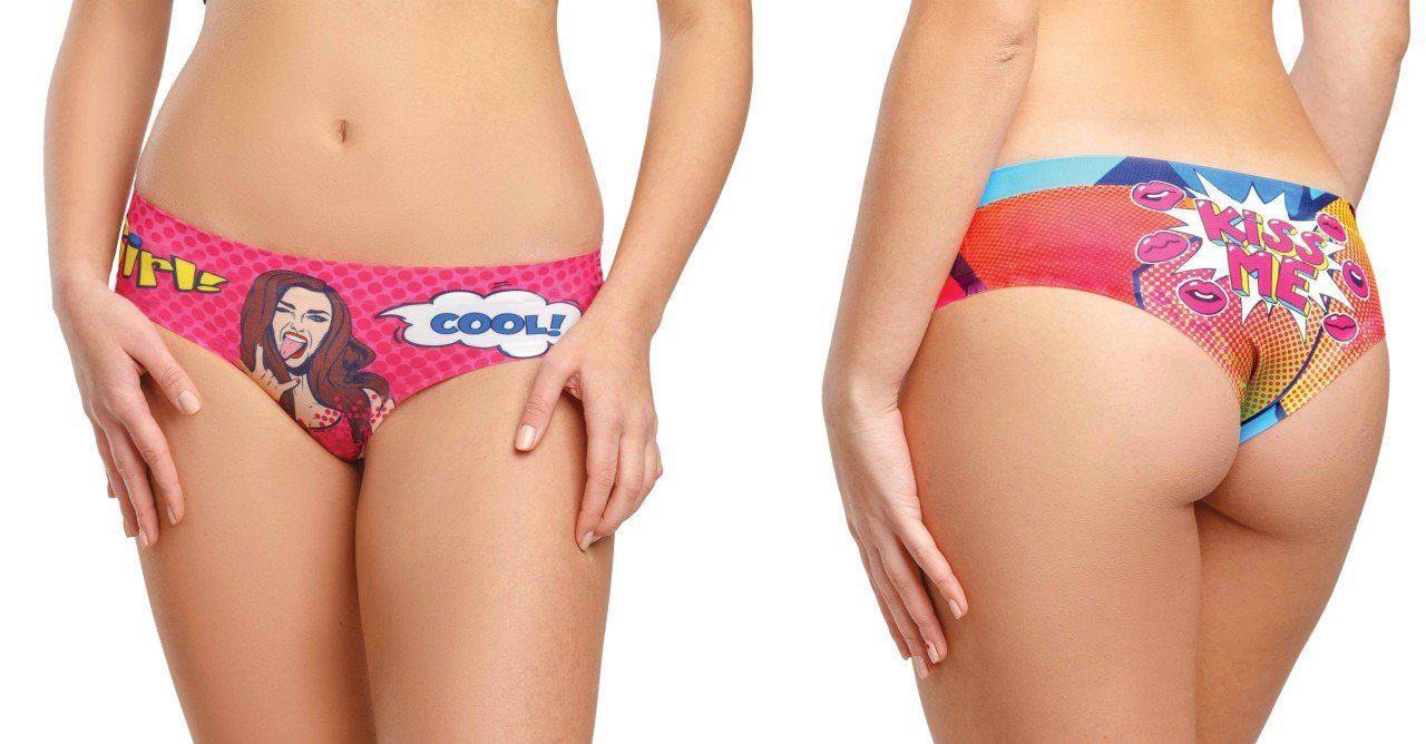 Brasilslip MemèMe Comic Fans Pink Slip S - XL
