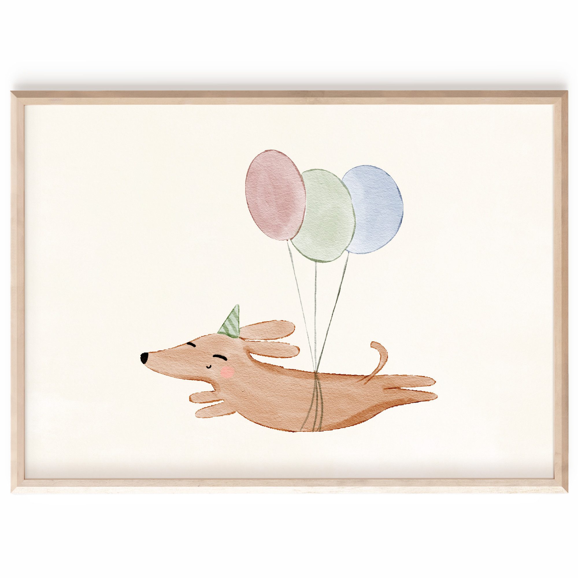MeinBaby123® Poster Bilder Kinderzimmer, Poster Kinderzimmer Deko, Süße Tiere, Babyzimmer, Tiere Wandbilder,  Boho,  Sprüche