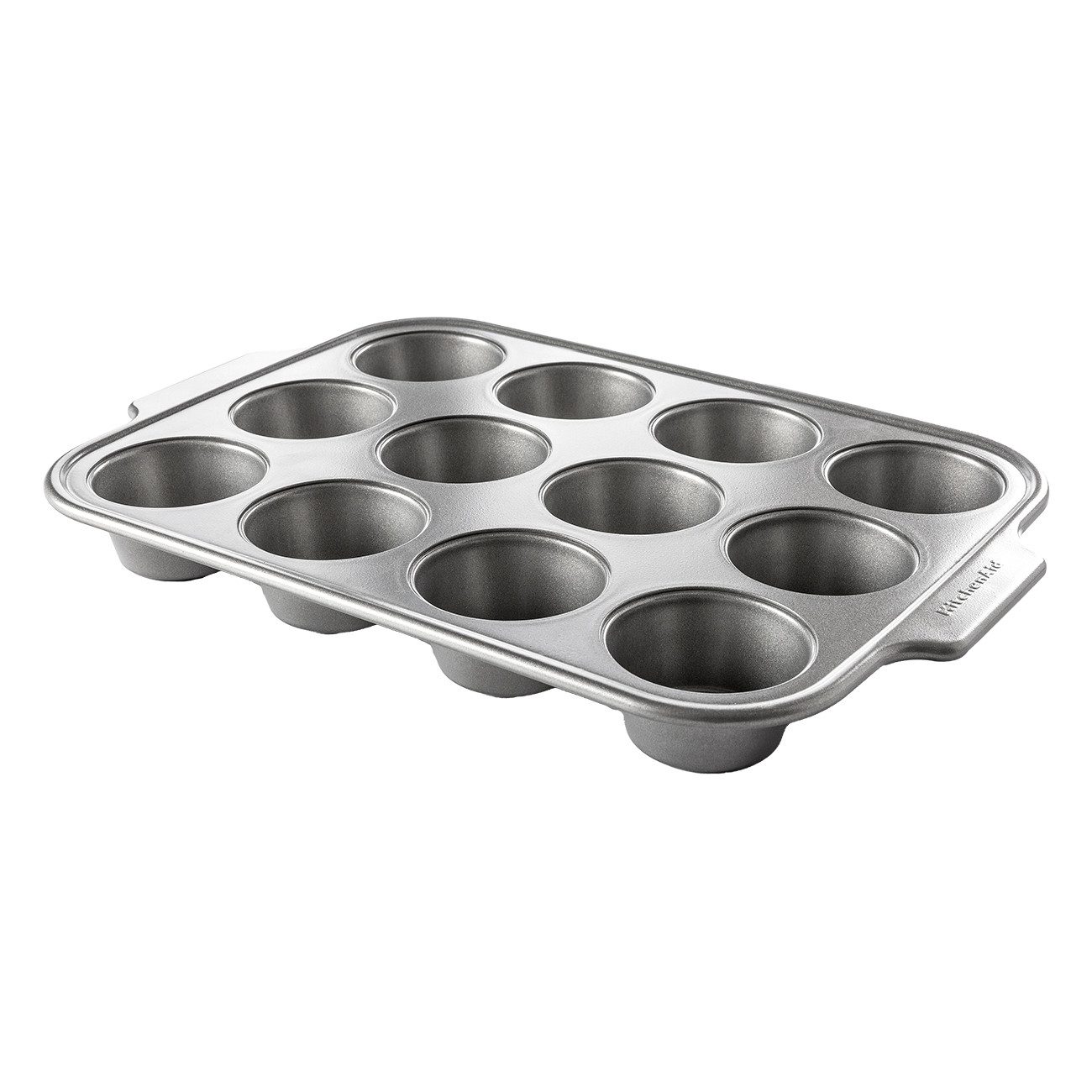 KitchenAid Backform Metal Bakeware (CC003296-001), Muffinform 33x22,5 cm, Aluminiertes Stahlblech, Antihaftbeschichtet
