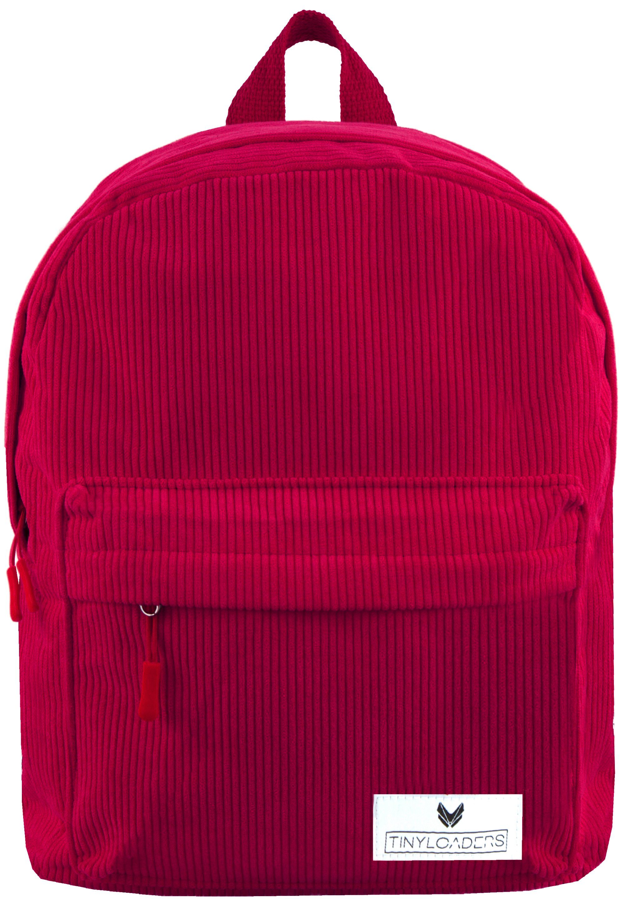AvaMia Schulrucksack Damen Schüler Rucksack Kord Backpack Daypack Citytasche Arbeit Schule, Damen Rucksack, Innentasche, PFC-frei, Robuste Zipper, Kordrucksack