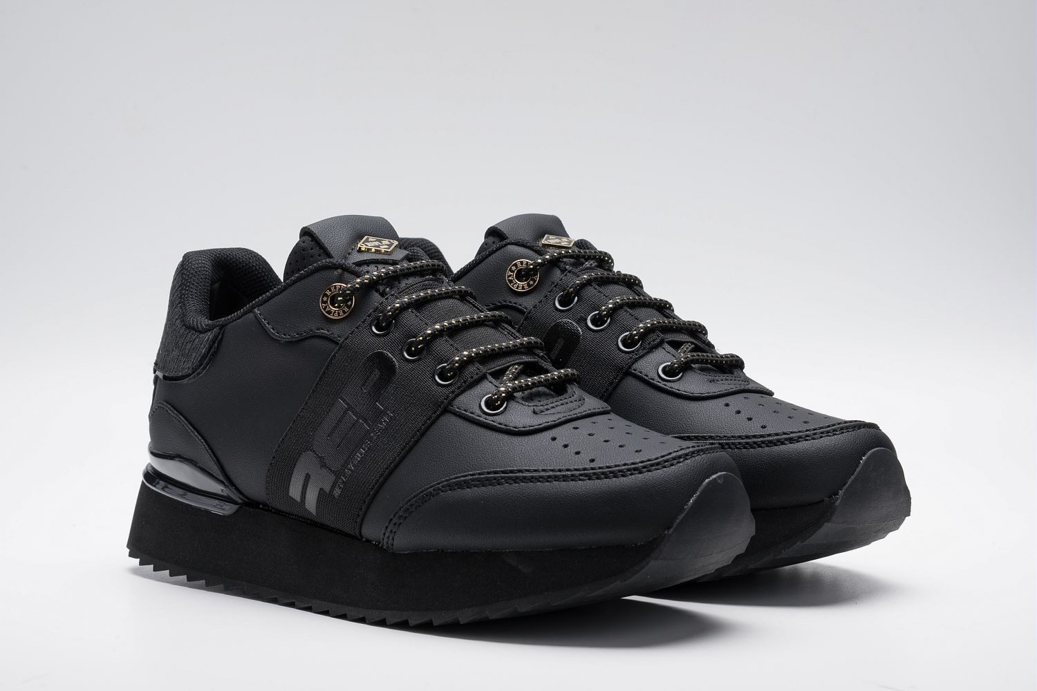 Replay Plateausneaker Schnürschuh, Freizeitsneaker, Halbschuh mit Perforati günstig online kaufen