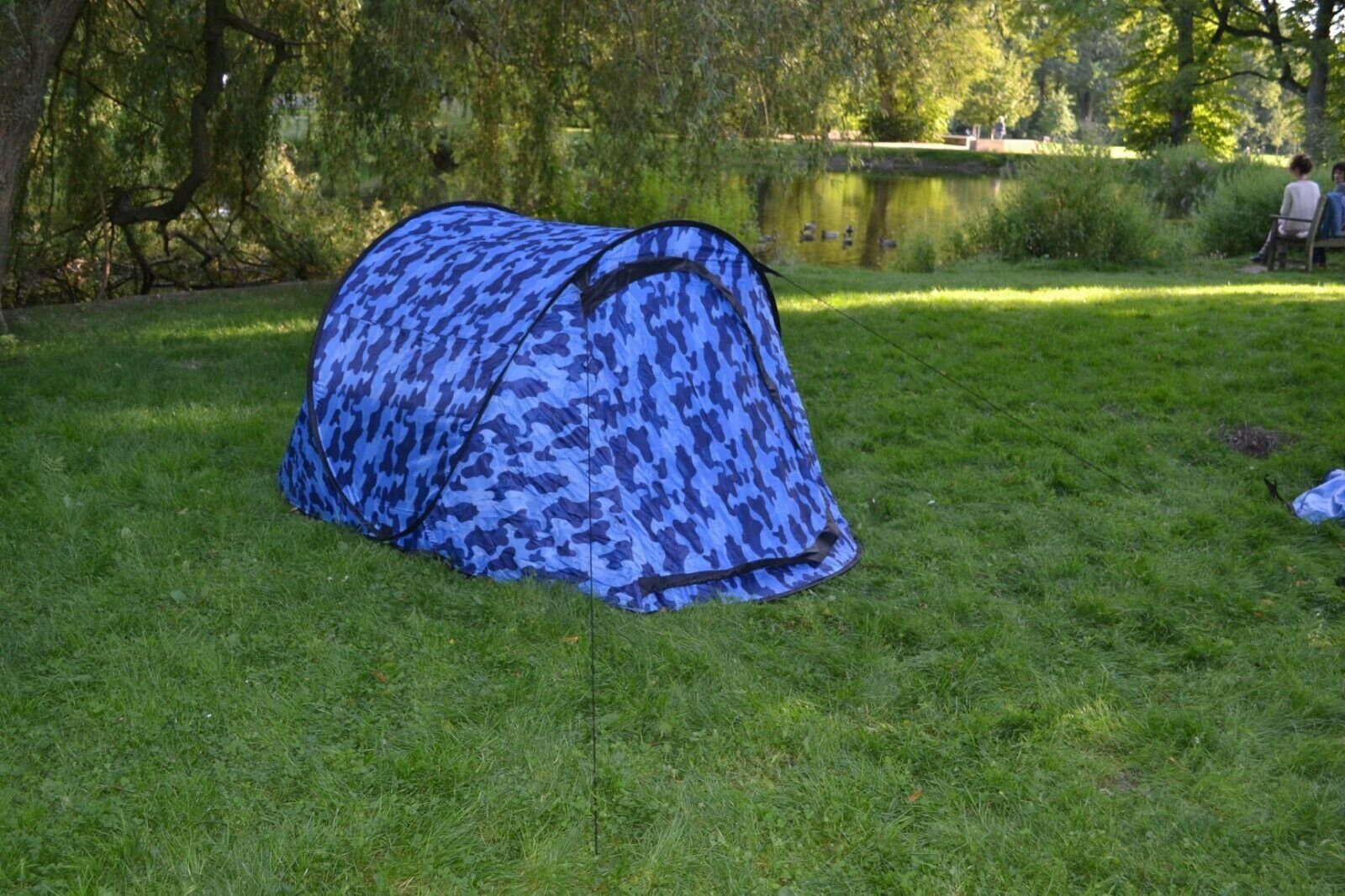 Defactoshop Wurfzelt Wurf Zelt Sekundenzelt 2-3 Person Outdoor Campingzelt Tent Pop Up, Personen: 20