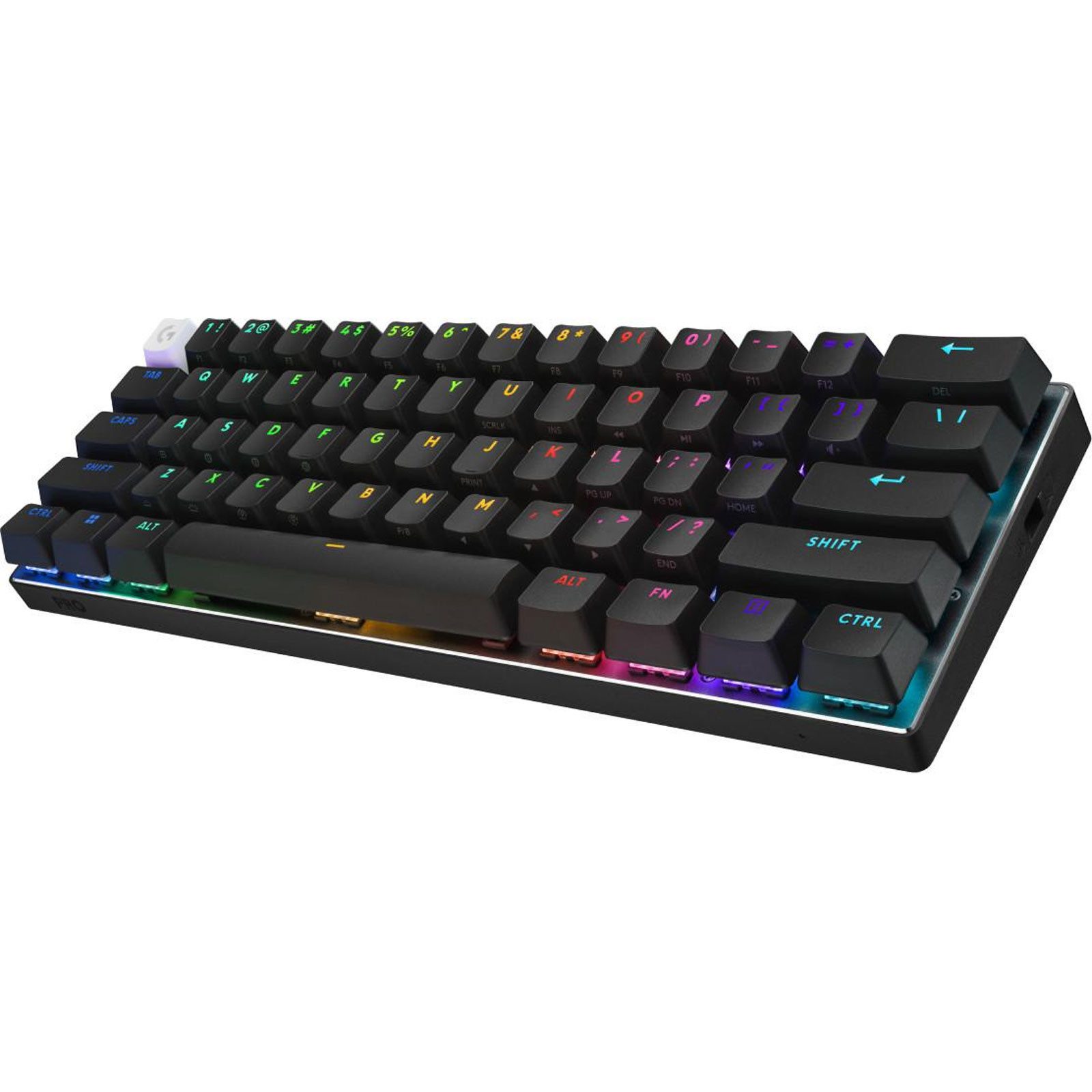 Logitech X 60 PC-Tastatur (RGB-LED, Anpassbare Tastaturhöhe)