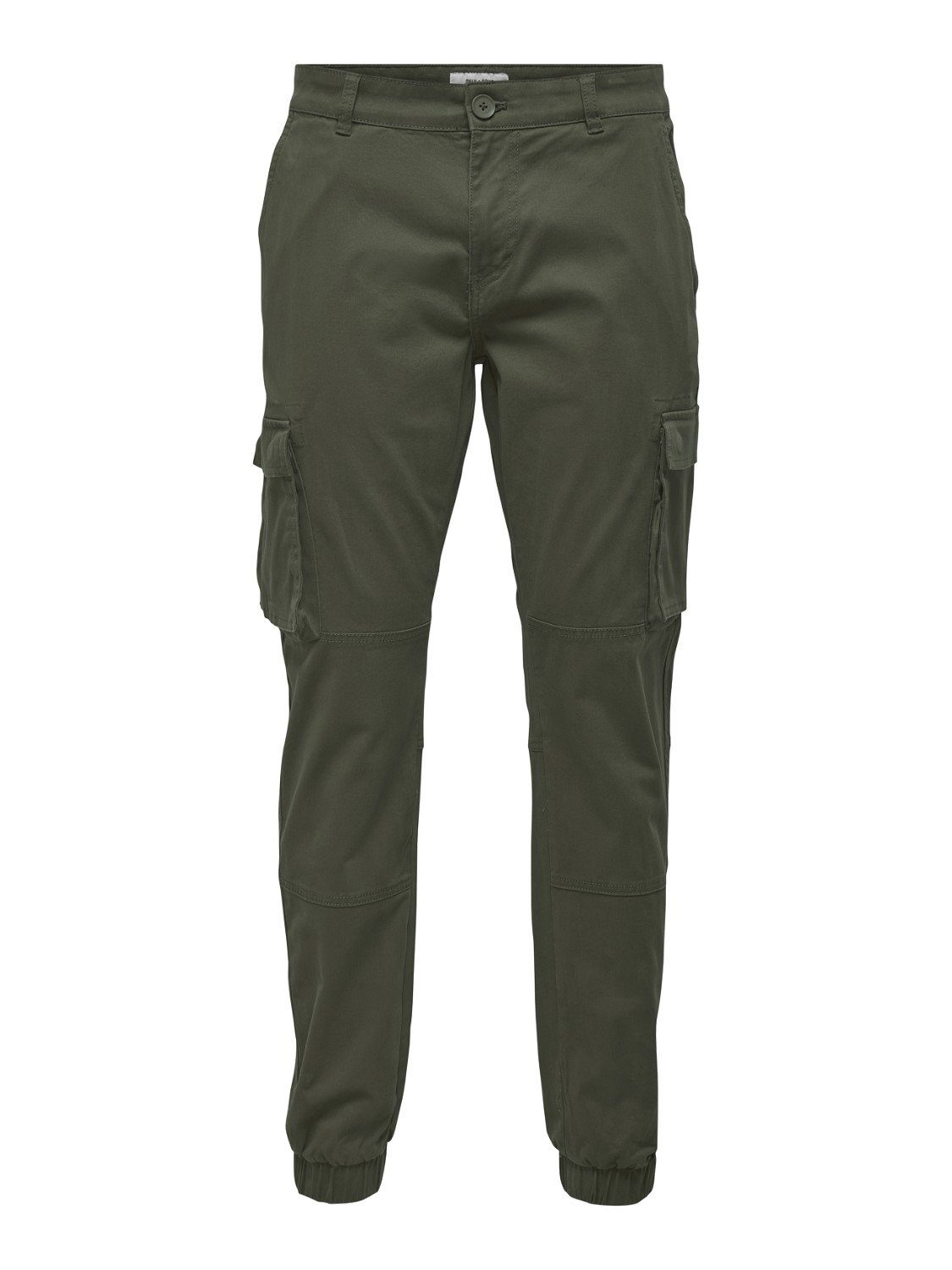 ONLY & SONS Cargohose ONSCAM 22016687 Night Olive STAGE mit Stretch 6687