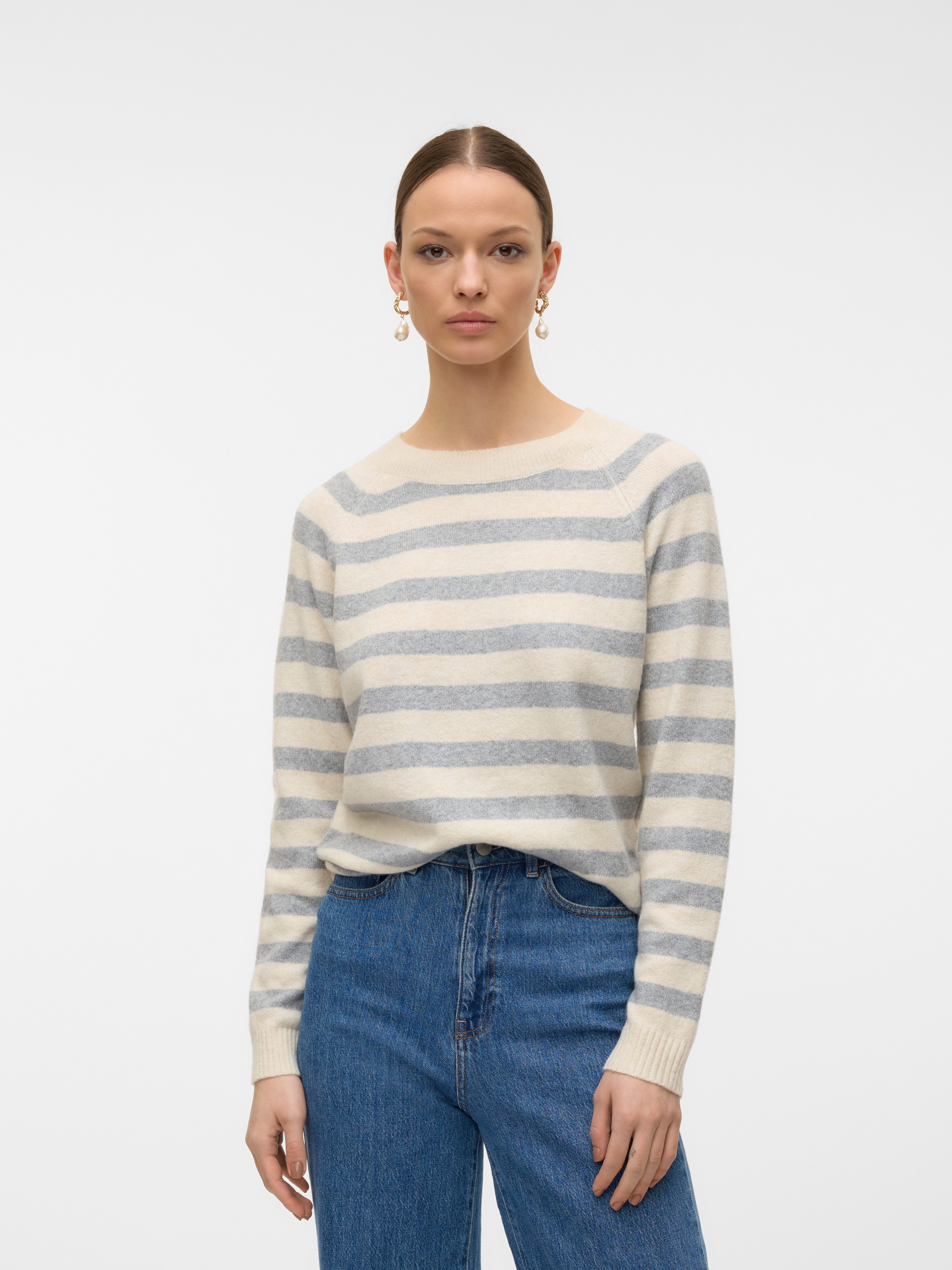 Rundhalspullover VMDOFFY LS O-NECK BLOUSE GA NOOS