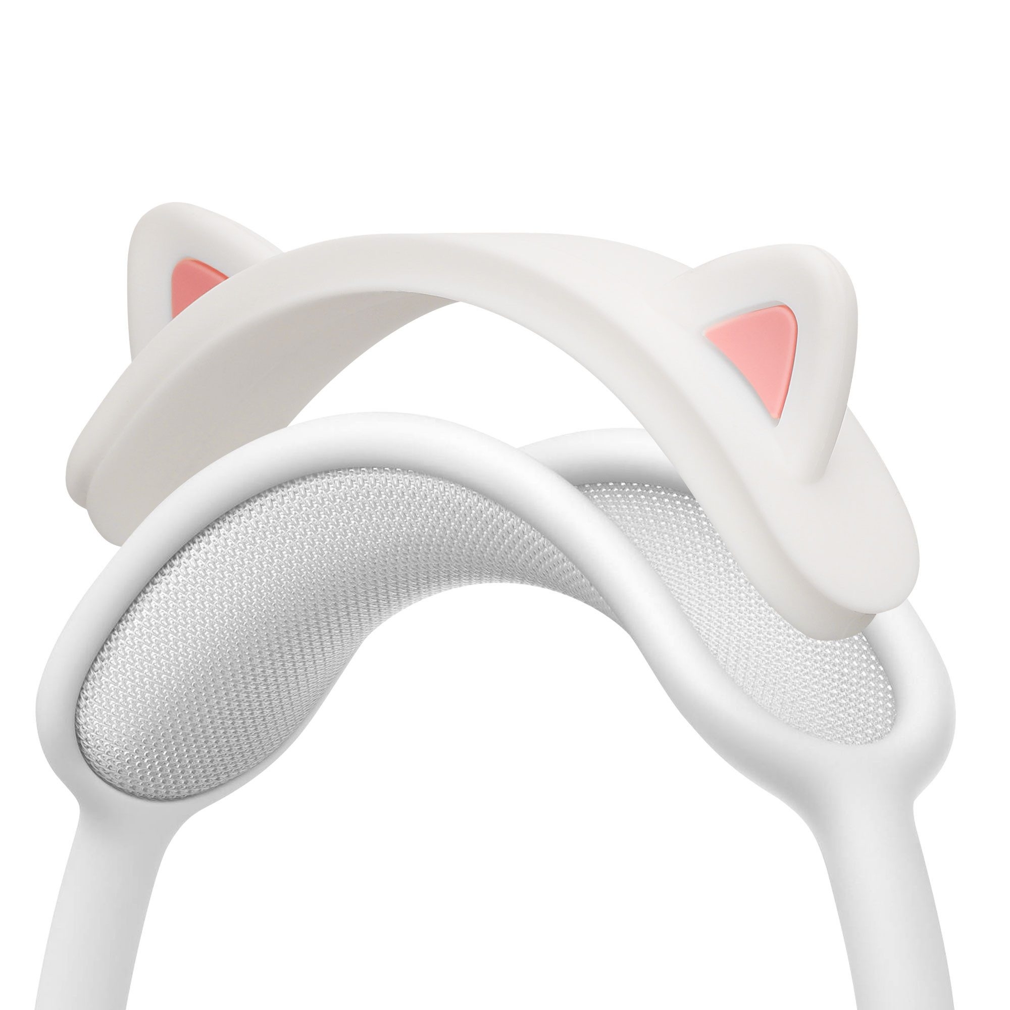 kwmobile Kopfhörer-Schutzhülle Katzenohren Aufsatz für Apple AirPods Max, Cat Ear Stirnband Polster - Kopfhörer Abdeckung Band Cover