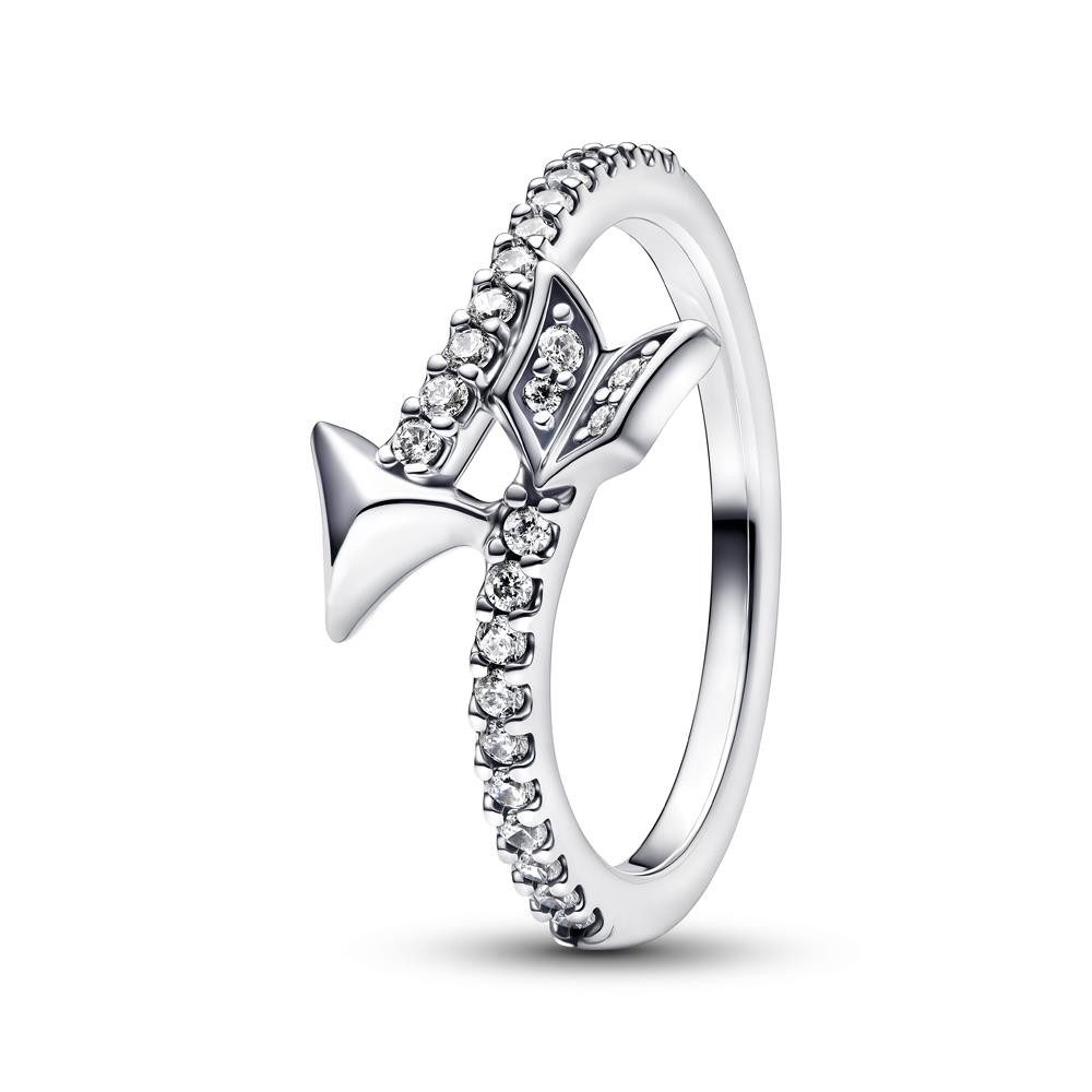 Pandora Fingerring PANDORA Damenring Pfeil aus Sterlingsilber, Moments, Zirkonia