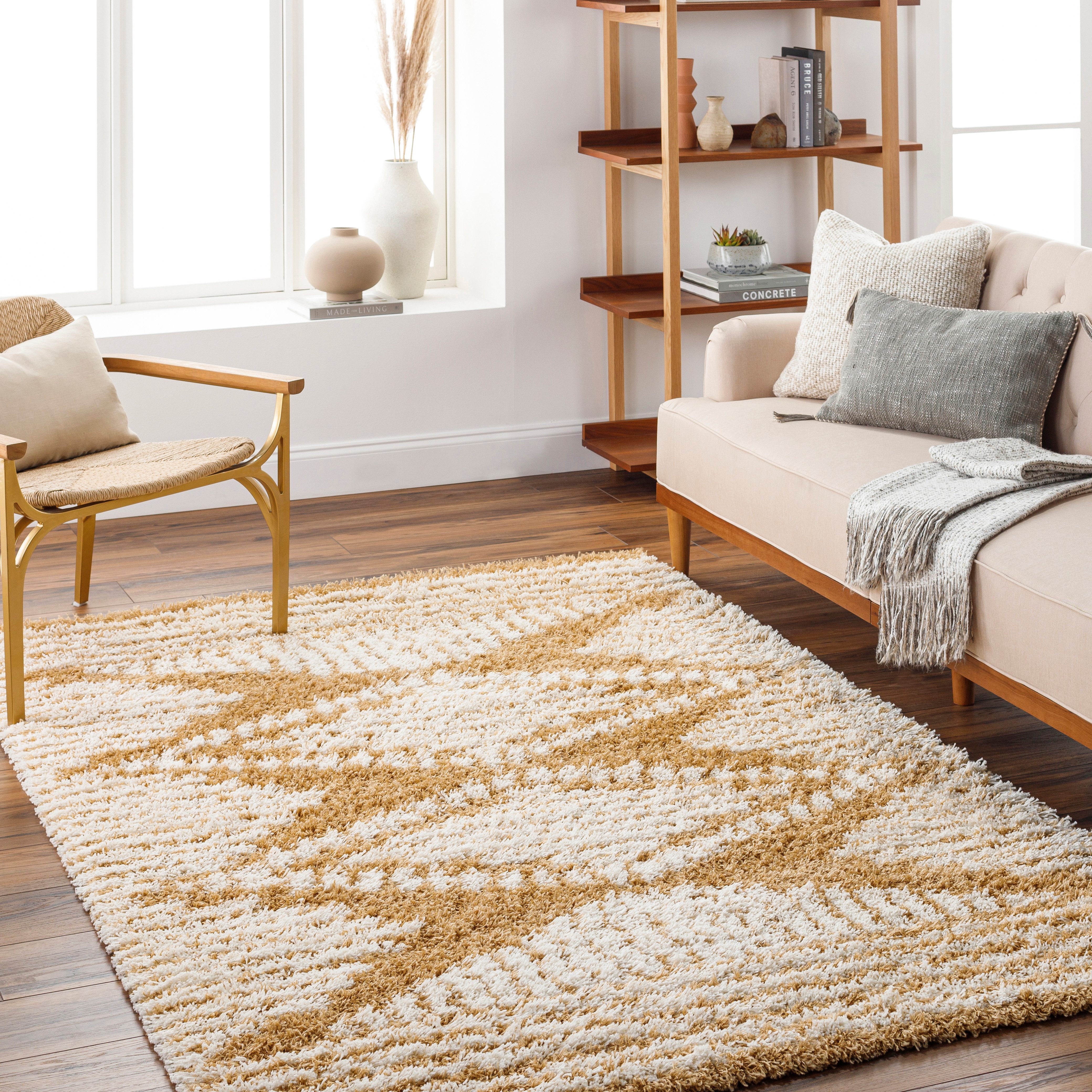 Livabliss Teppich TUZLA, rechteckig, Höhe: 62,53 mm, Moderner Shaggy Teppich mit besonders weichem Hochflor