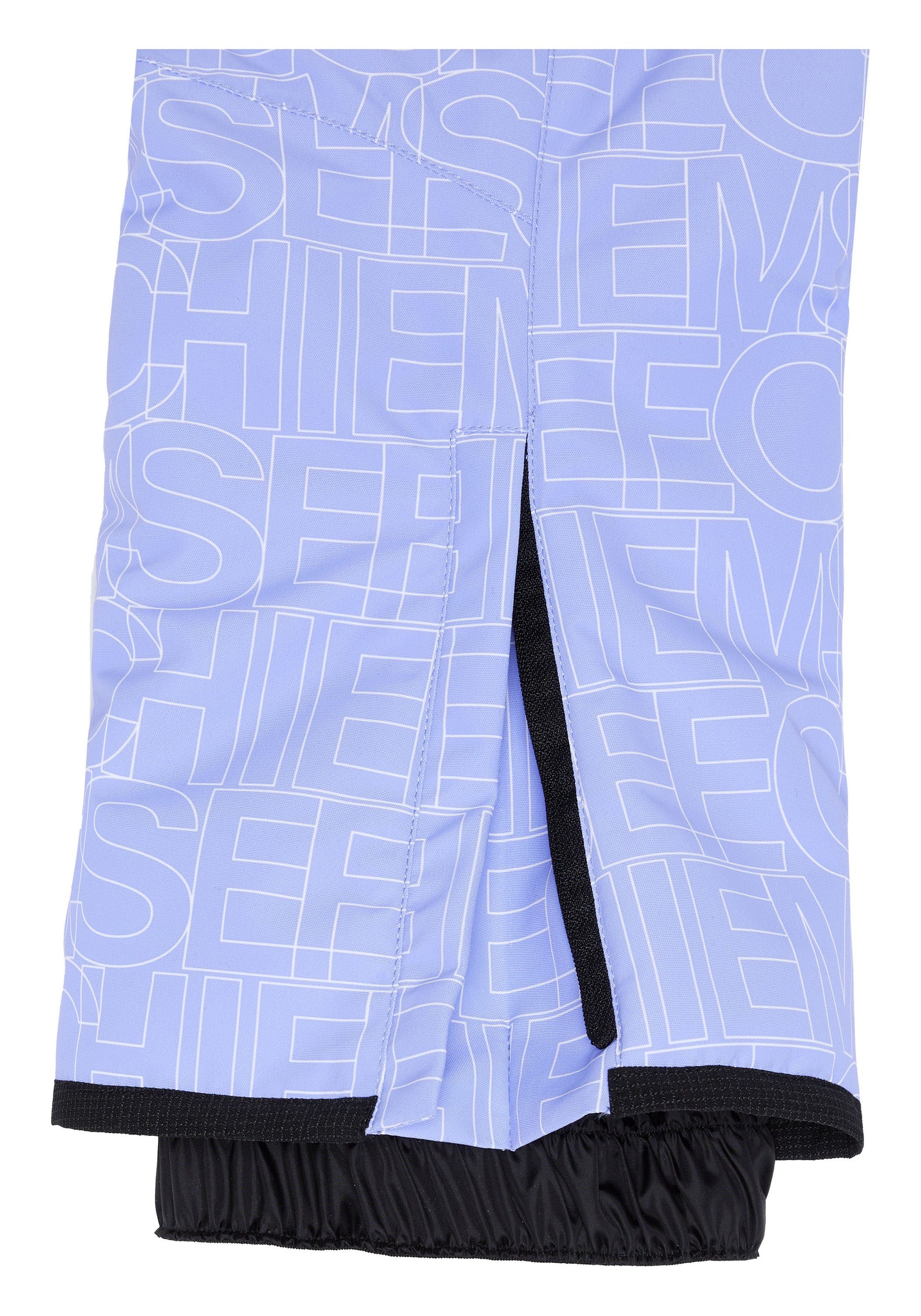 Reißverschlusstaschen 1 mit Blue/White Medium Sporthose seitlichen Chiemsee Skihose