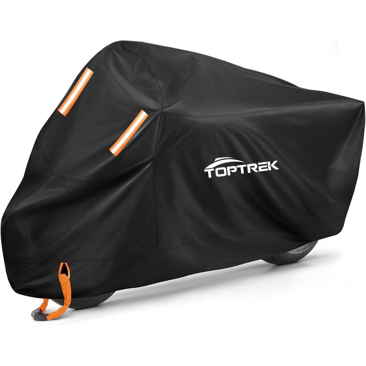 LuxusKollektion Abdeckhaube Motorrad Abdeckplane XXL wasserdicht für Harley-Davidson Honda Suzuki