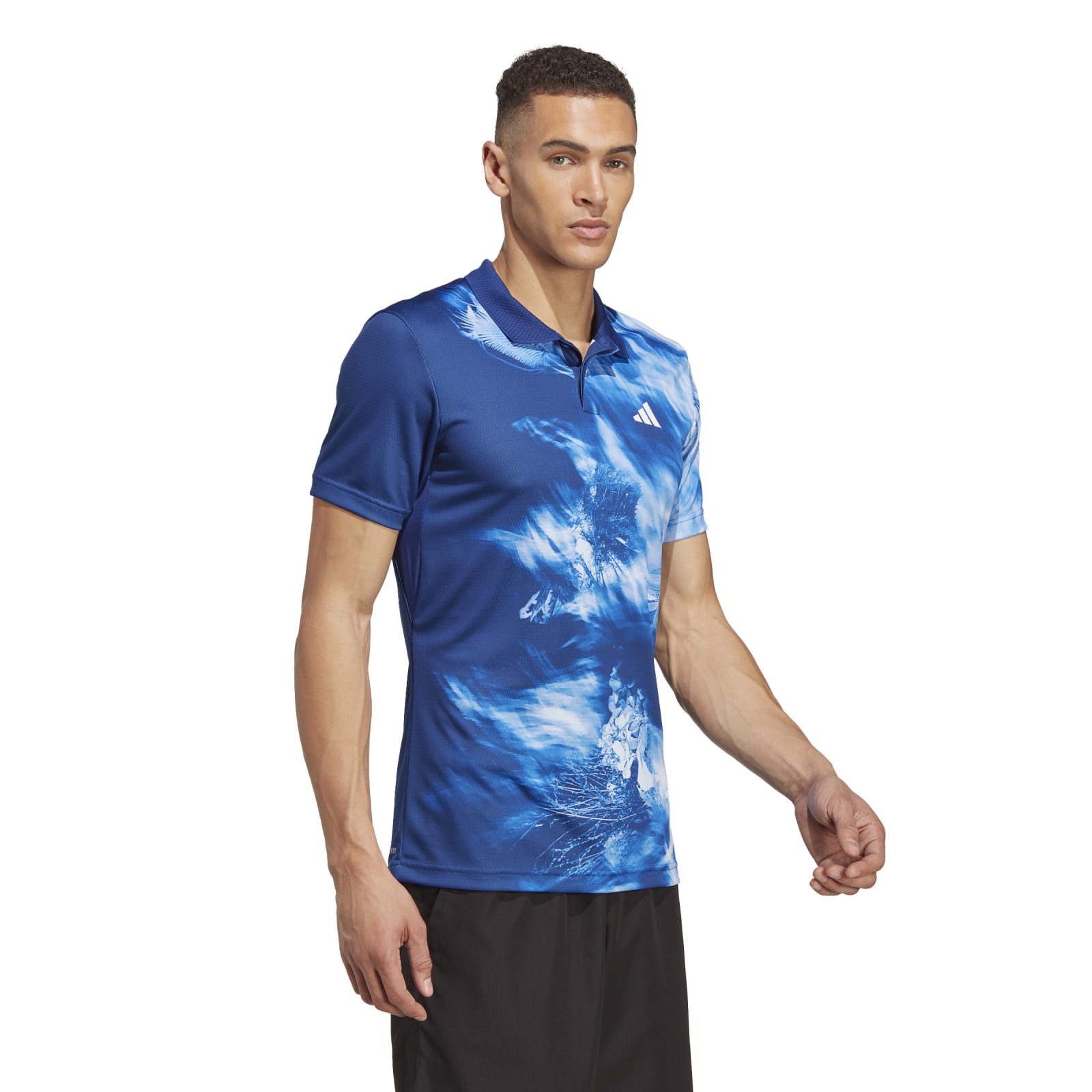 adidas Performance Poloshirt Melbourne Tennis Heat.Rdy Freelift blau Herren