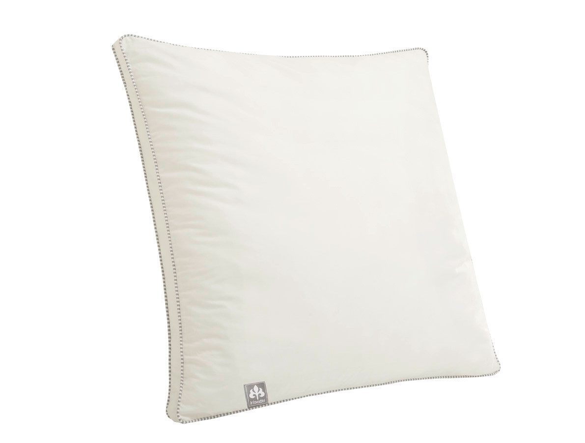 Irisette Kopfkissen irisette® Sensible 80x80 cm, Füllung: 100% Polyester, Seitenschläfer, Rückenschläfer, Bauchschläfer, temperatur- und feuchtigkeitsregulierend, Bezug aus Naturmaterialien