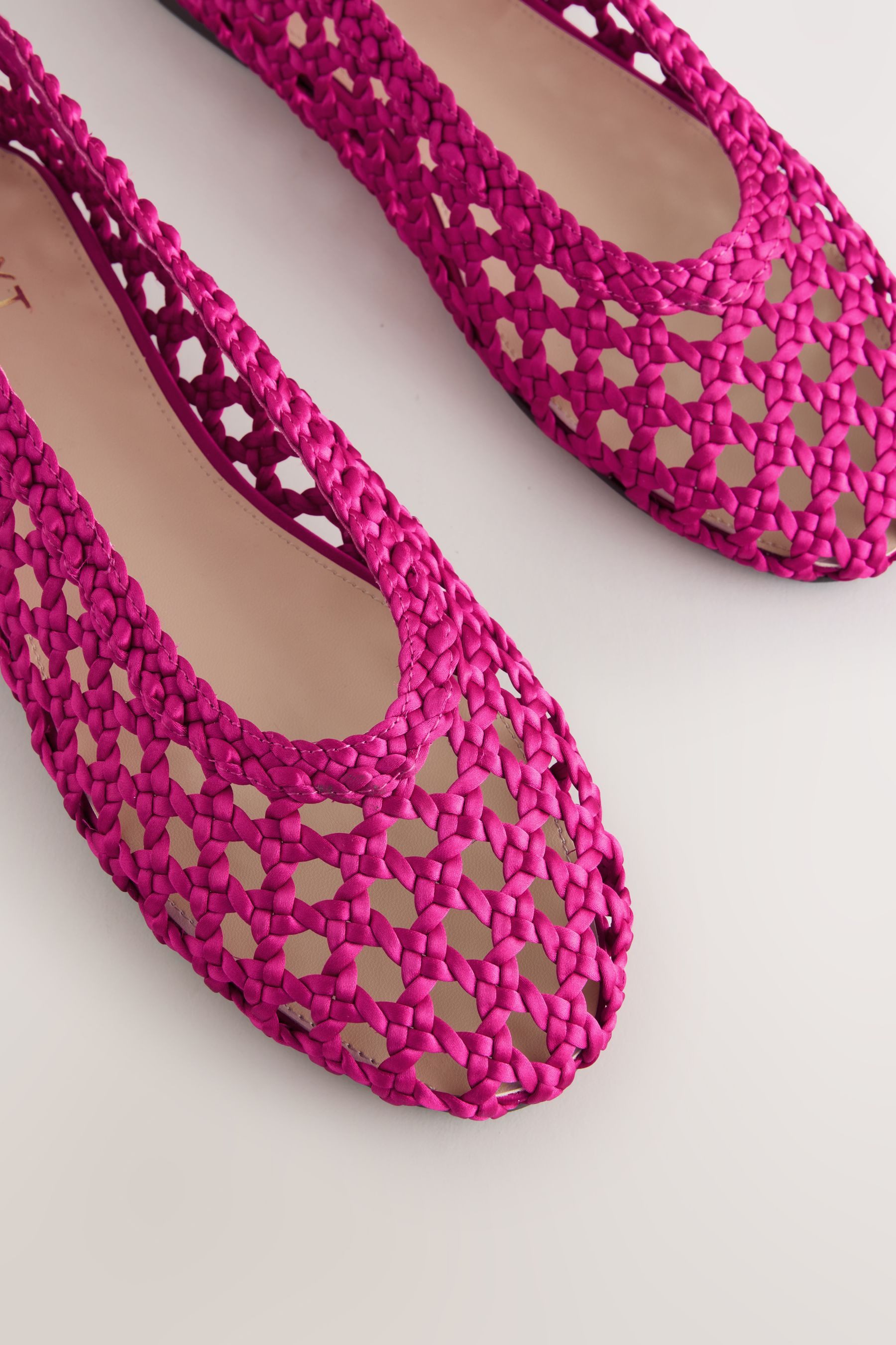 Next Forever Comfort® flache Satin-Ballerinas Ballerina