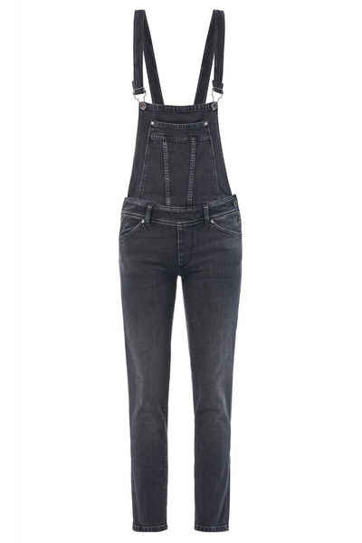 Salsa Stretch-Jeans SALSA JEANS WONDER PUSH UP CAPRI OVERALL washed out grey 123892.0000